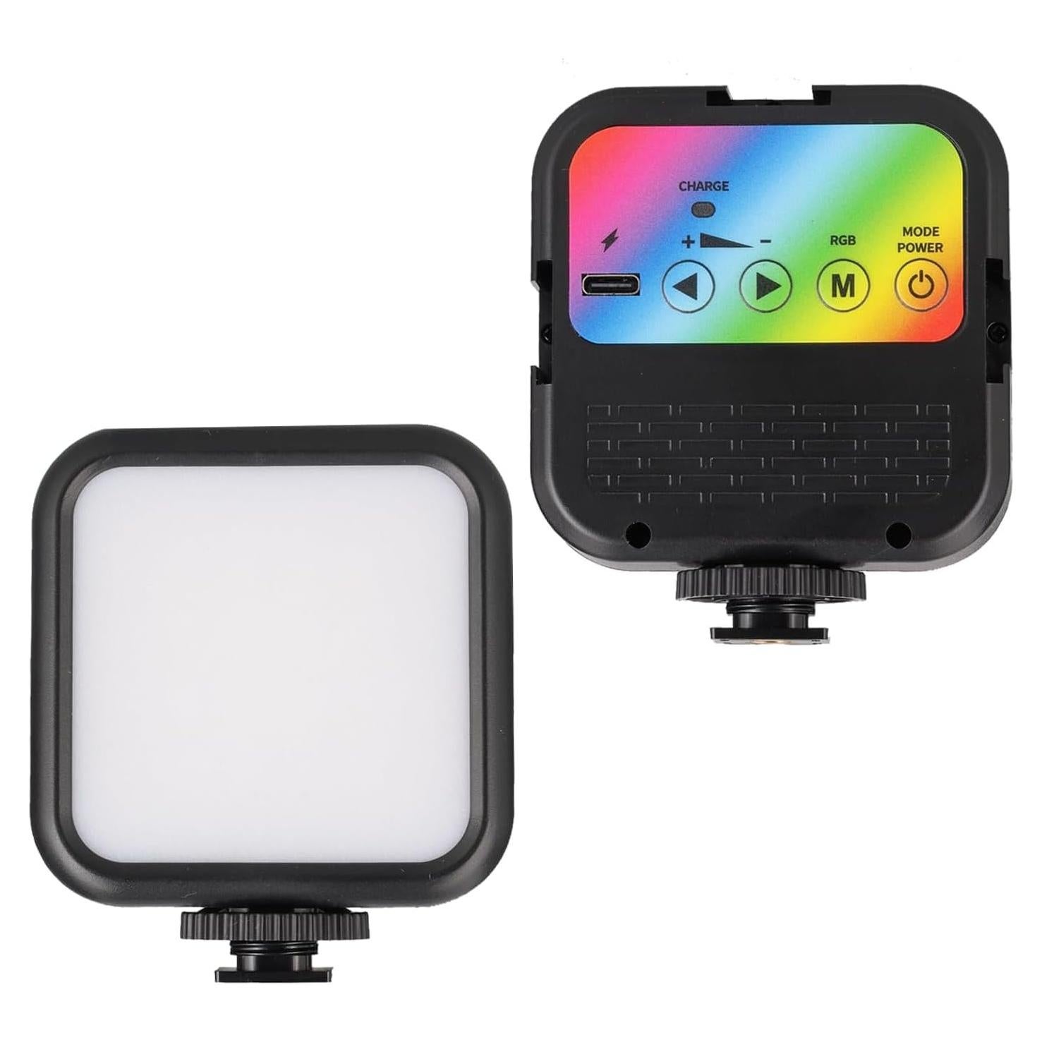 Luz de Video RGB Portátil Digital Nc con 70 LED y Batería 2000mAh