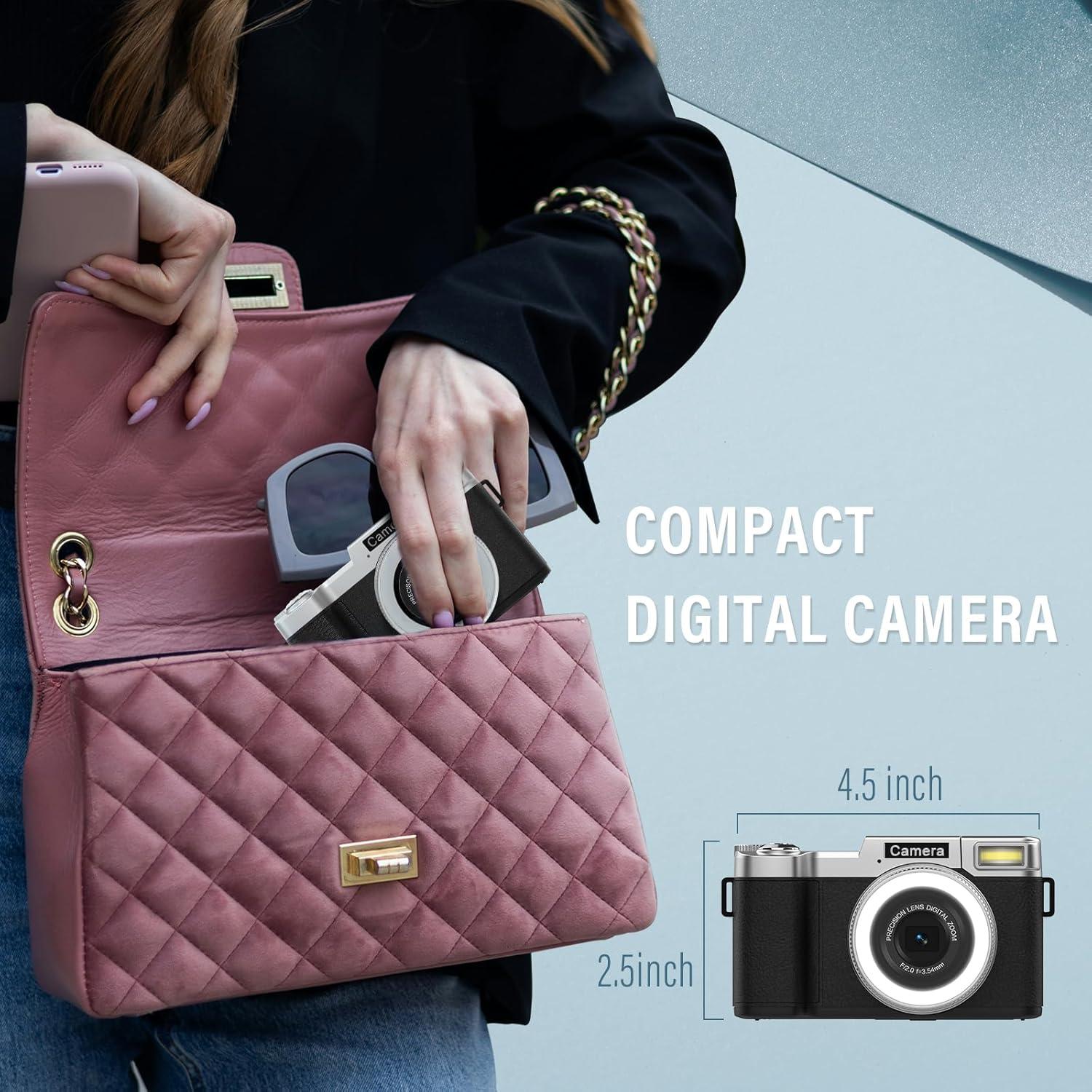 Cámara Digital 4K Yatao YT01 64MP Pantalla Plegable