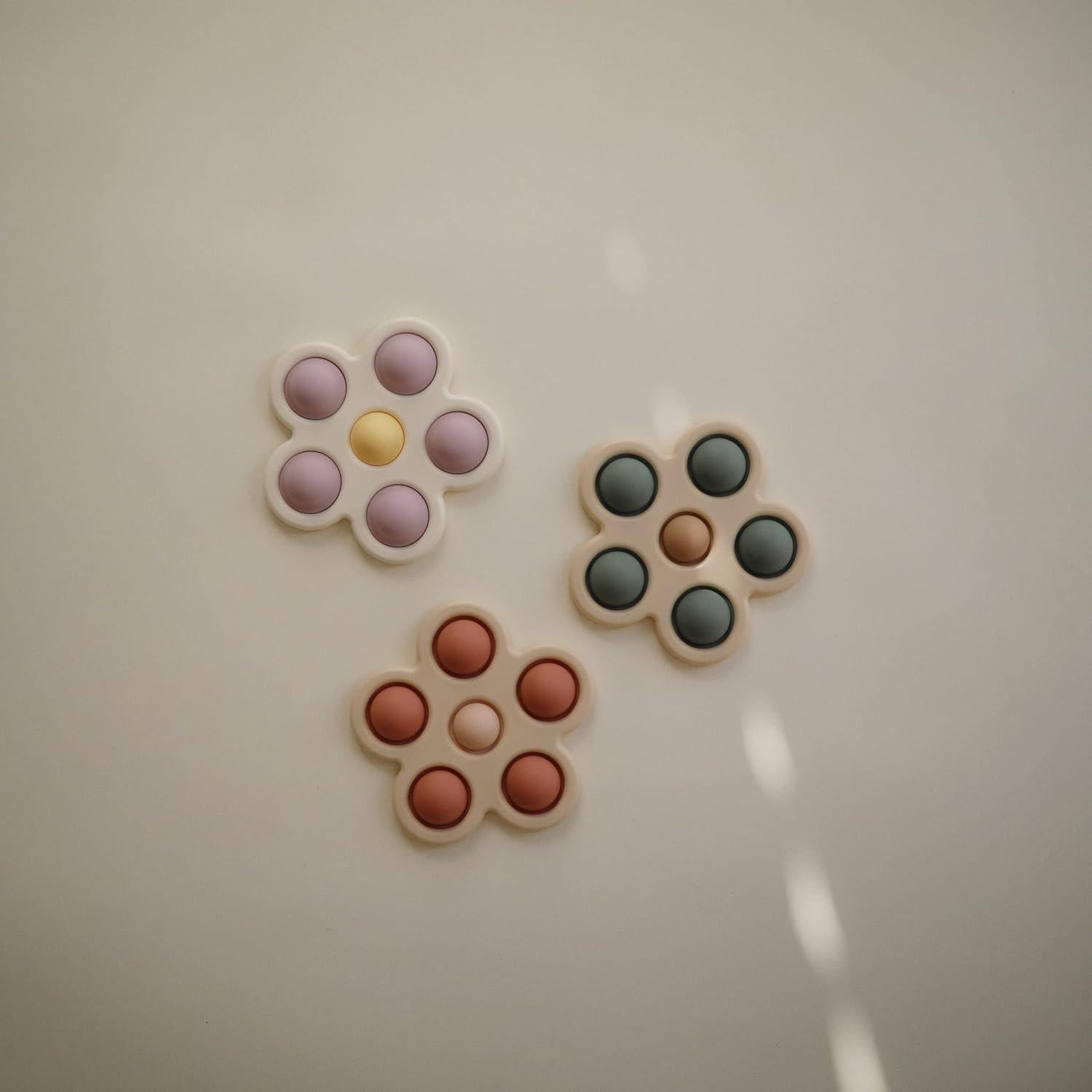 Juguete de Prensa de Flores Mushie - Silicona Grado Alimenticio