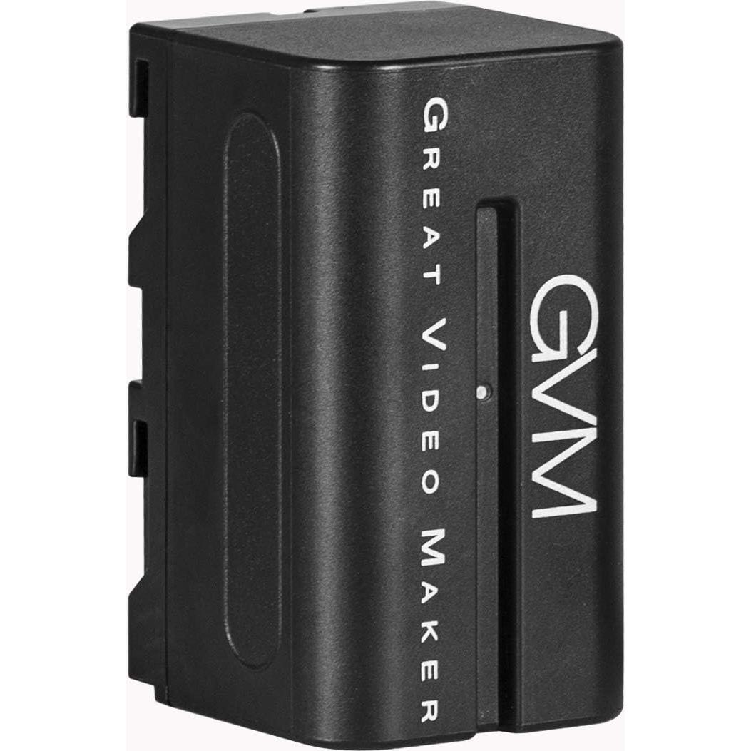 GVM Baterías NP-F750/770 4400mAh y Cargadores de Viaje