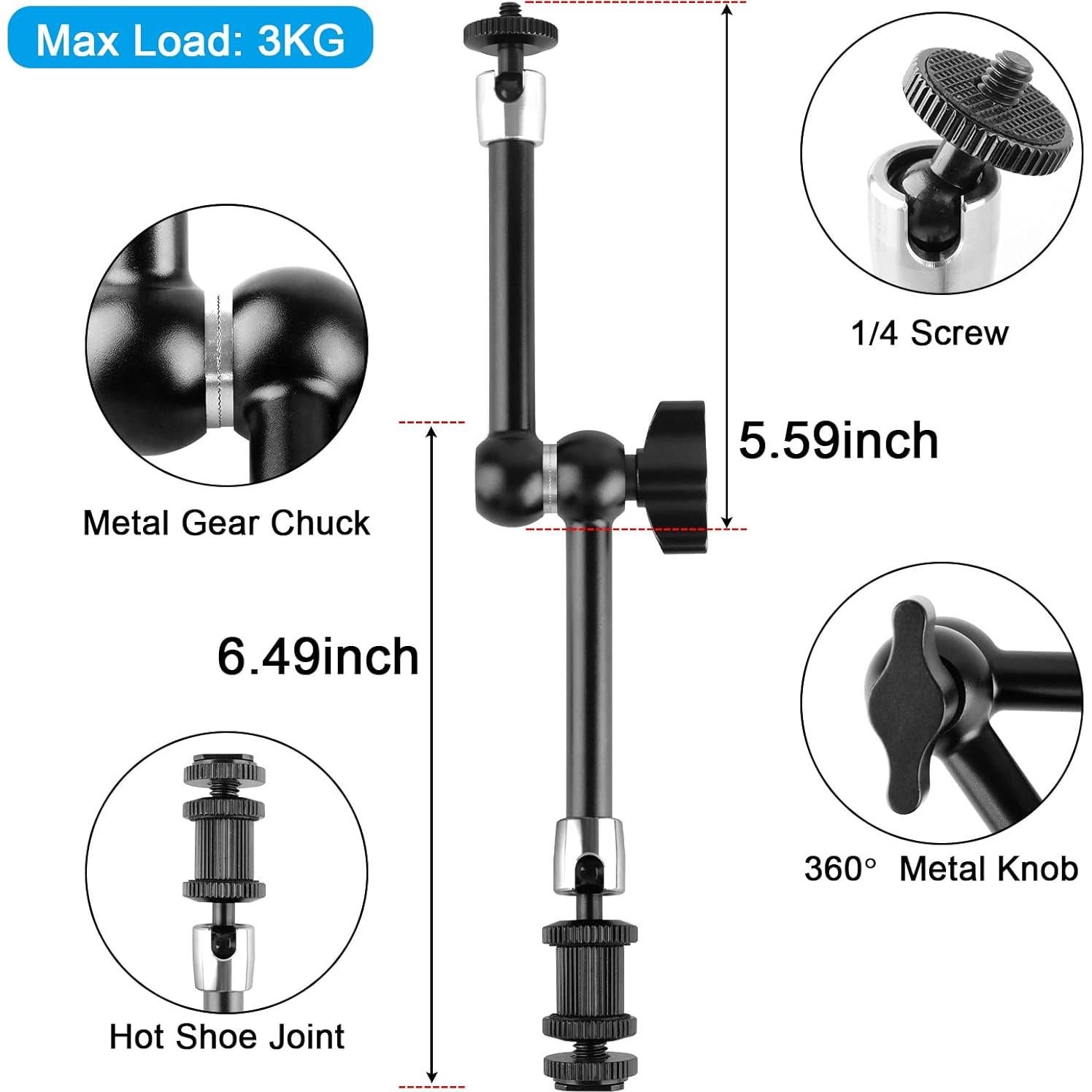 Brazo Mágico Articulado 28 cm ChromLives con Super Abrazadera