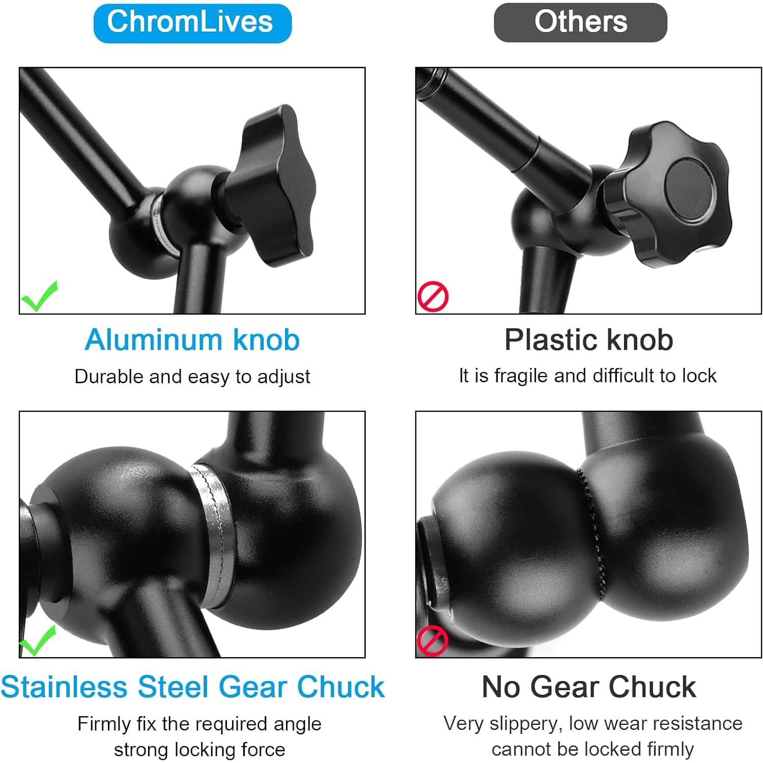 Brazo Mágico Articulado 28 cm ChromLives con Super Abrazadera