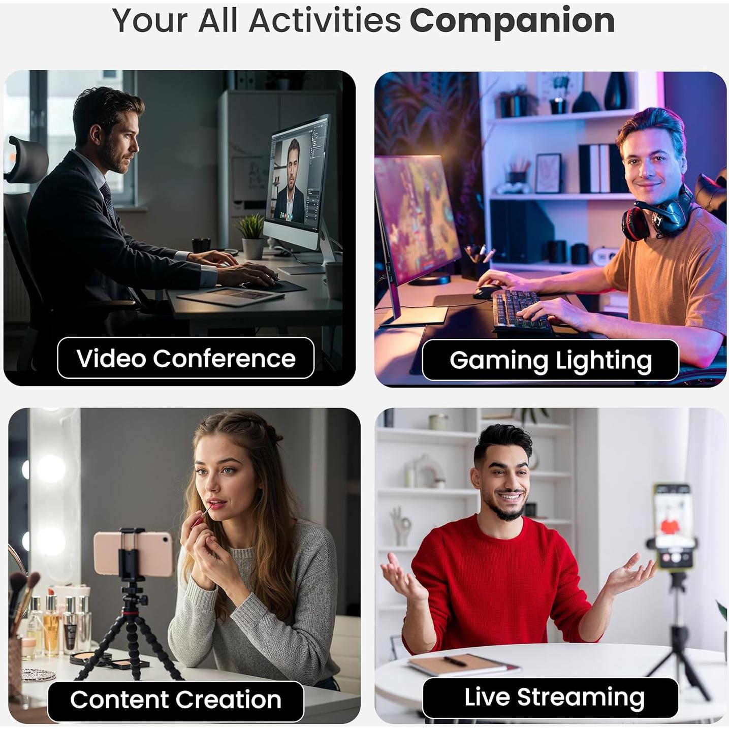 Barra de Luz para Monitor Doctor Easy - Luz de Video USB Ajustable