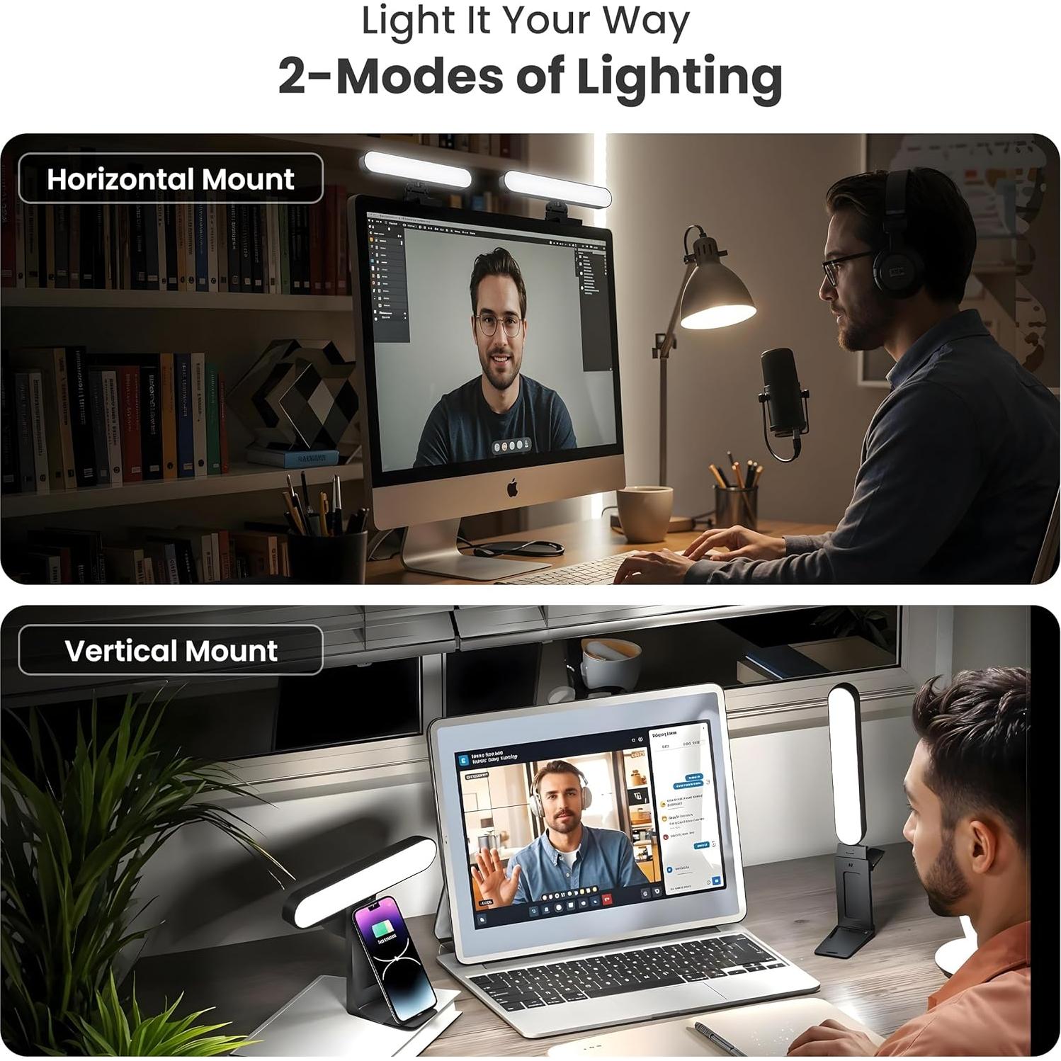 Barra de Luz para Monitor Doctor Easy - Luz de Video USB Ajustable