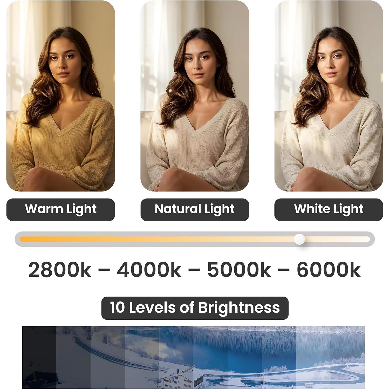 Barra de Luz para Monitor Doctor Easy - Luz de Video USB Ajustable