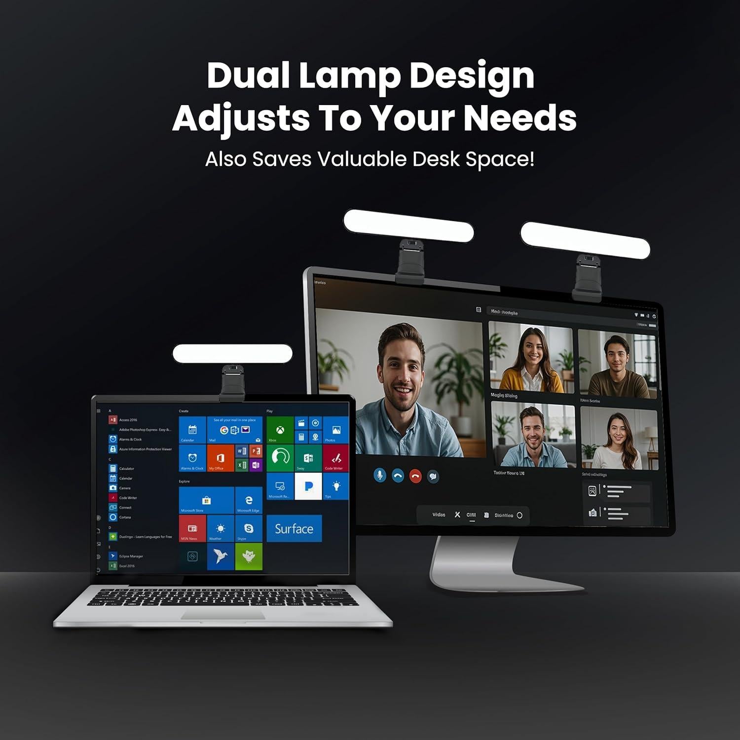 Barra de Luz para Monitor Doctor Easy - Luz de Video USB Ajustable