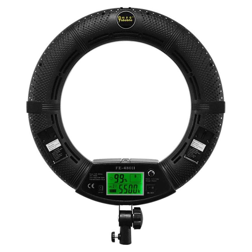 Kit Luz de Anillo LED 96W 45cm MDKFEBB Bicolor con Control Remoto