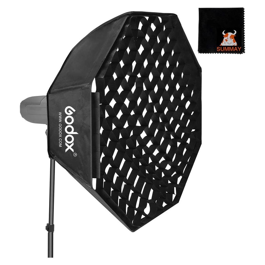 Softbox Octagonal 120cm Godox con Montaje Bowens para Estudio