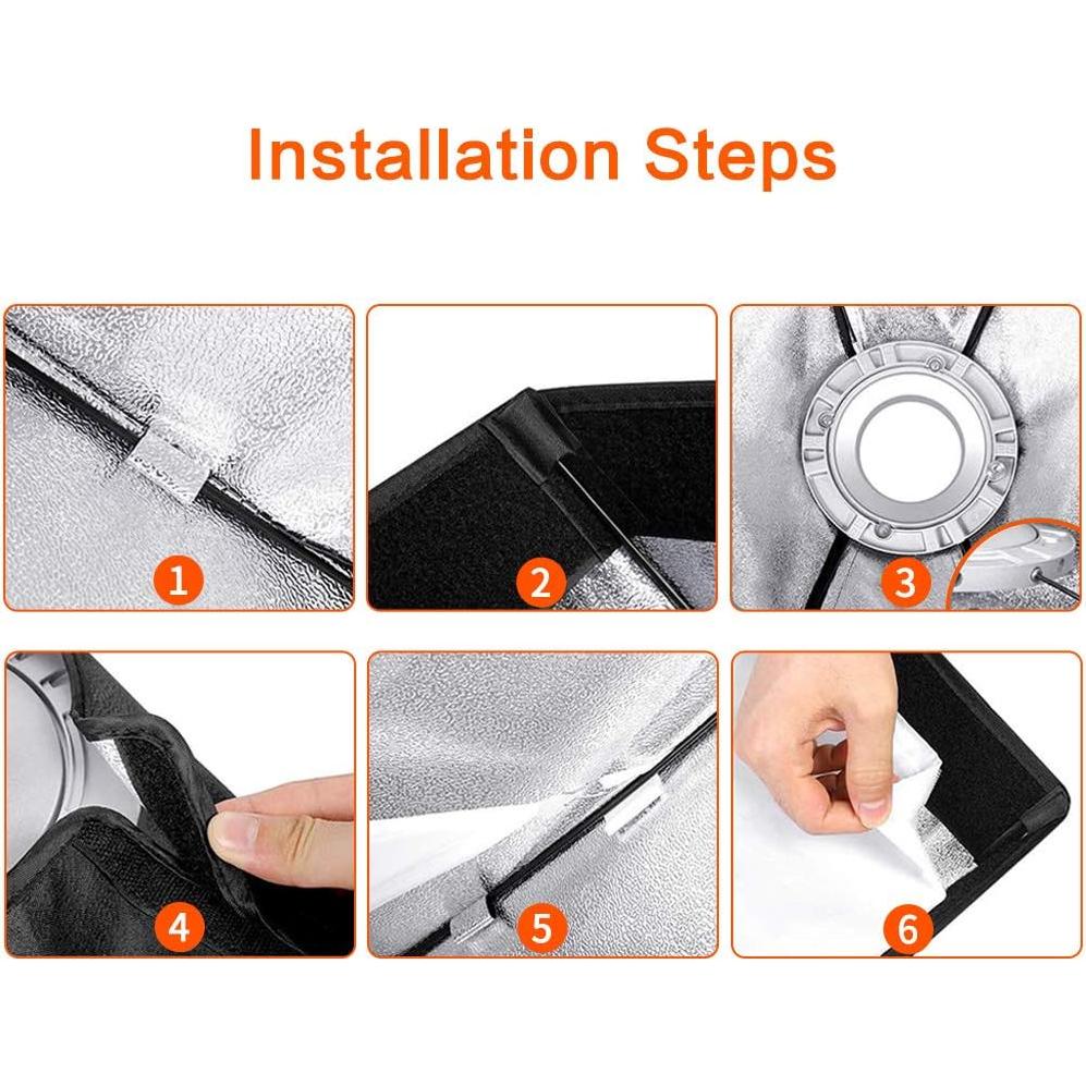 Softbox Octagonal 120cm Godox con Montaje Bowens para Estudio