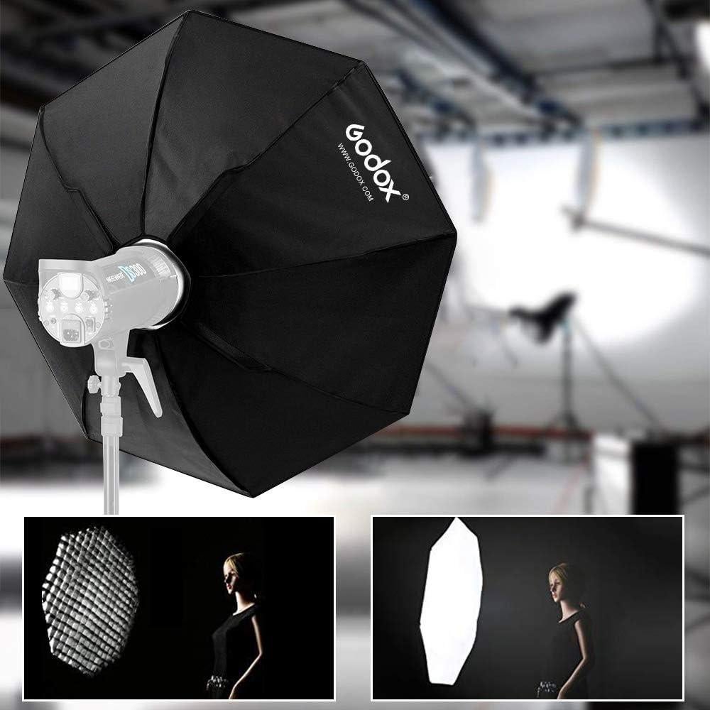 Softbox Octagonal 120cm Godox con Montaje Bowens para Estudio