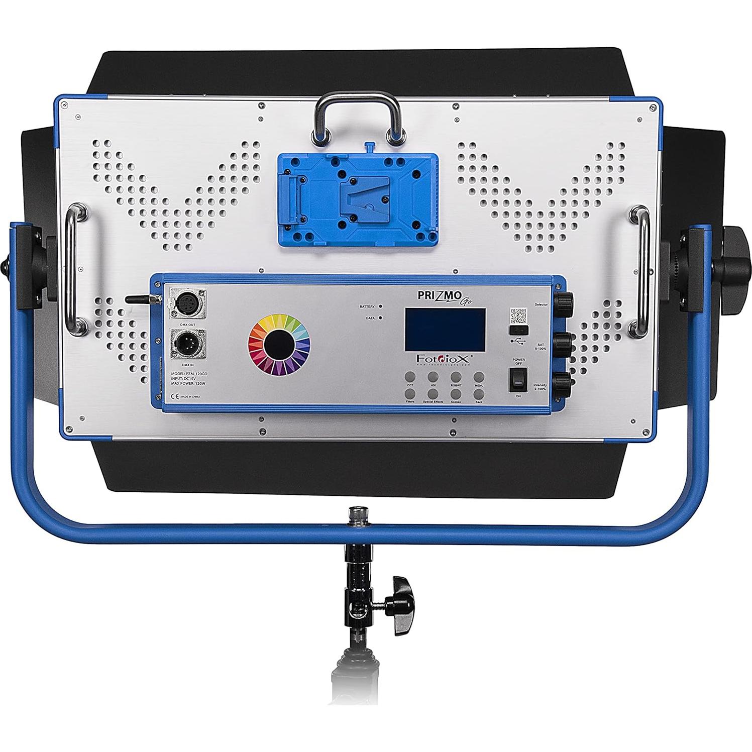 Luz LED Fotodiox Prizmo Go 120W RGBW Regulable 1x2'