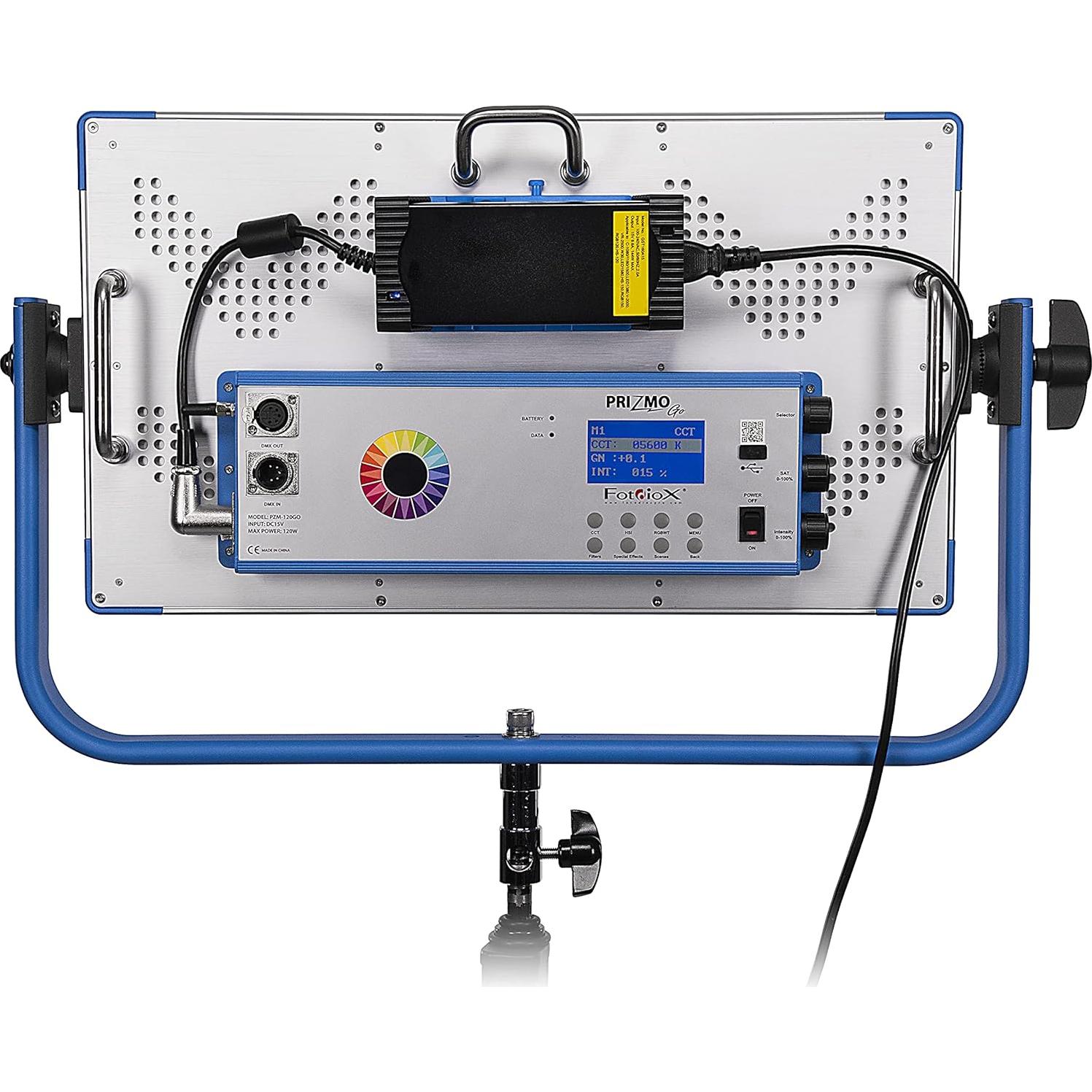 Luz LED Fotodiox Prizmo Go 120W RGBW Regulable 1x2'