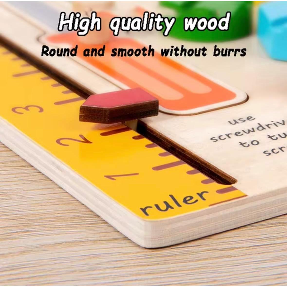 Rompecabezas Interactivo de Madera Montessori JoRay 29.8x22.8cm