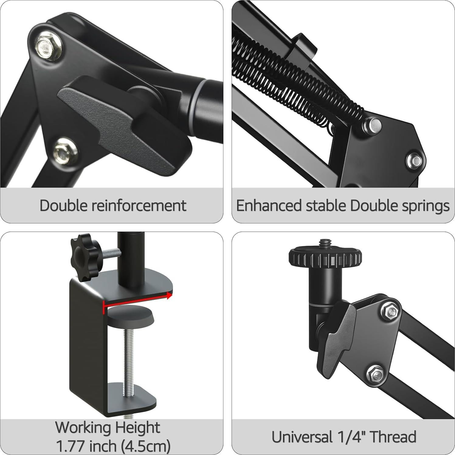 Luz de Anillo LED 10" FZYGRAVH con Soporte y Control Remoto