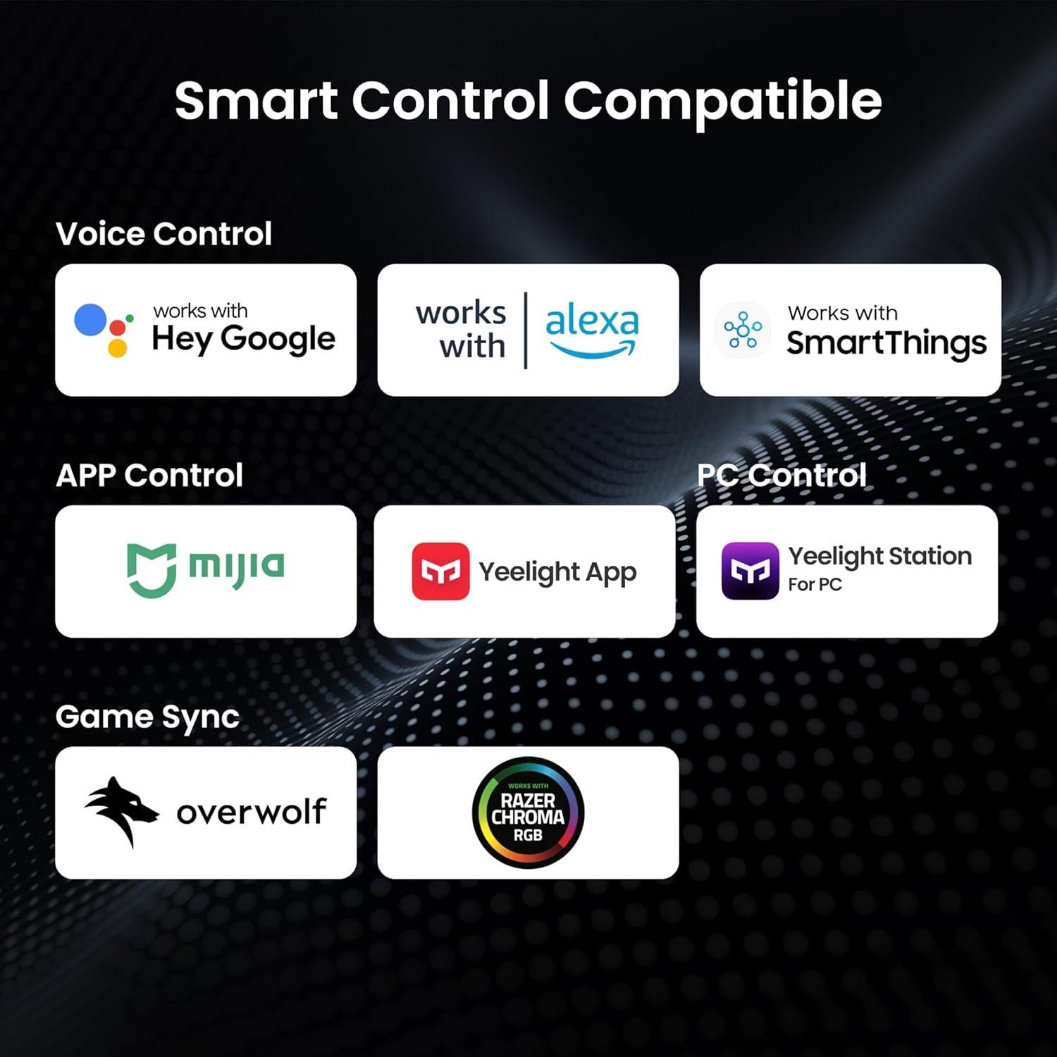 Barra de Luz LED Inteligente YEELIGHT para Monitor 51.5cm RGB