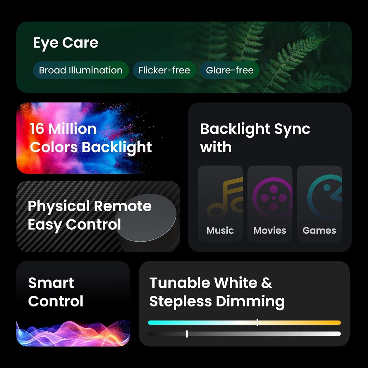 Barra de Luz LED Inteligente YEELIGHT para Monitor 51.5cm RGB