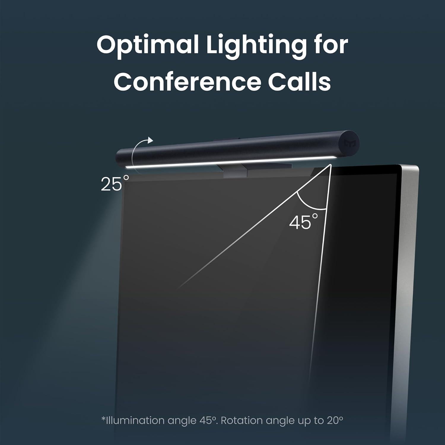 Barra de Luz LED Inteligente YEELIGHT para Monitor 51.5cm RGB