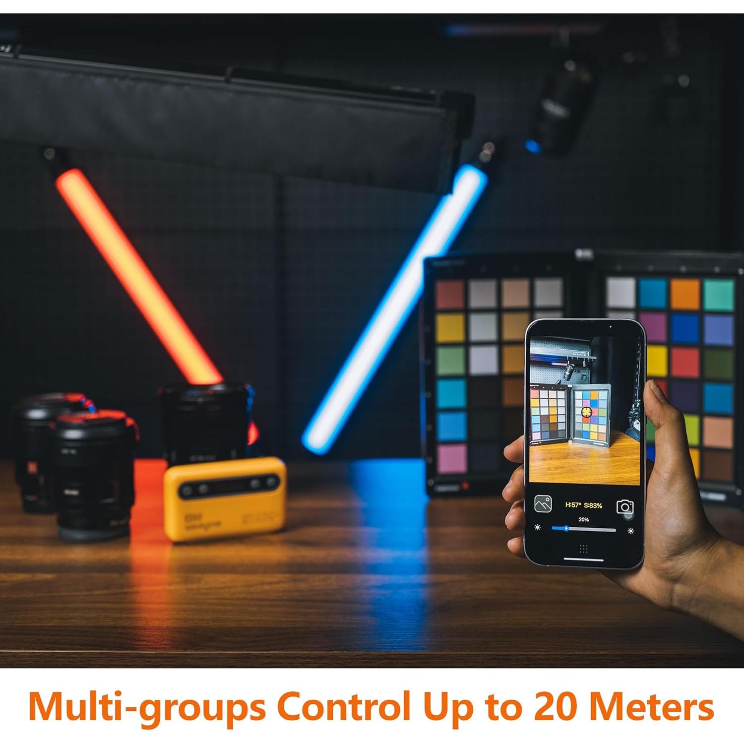 VILTROX K60 Luz Stick LED RGB 58cm 20W 2500K-8500K