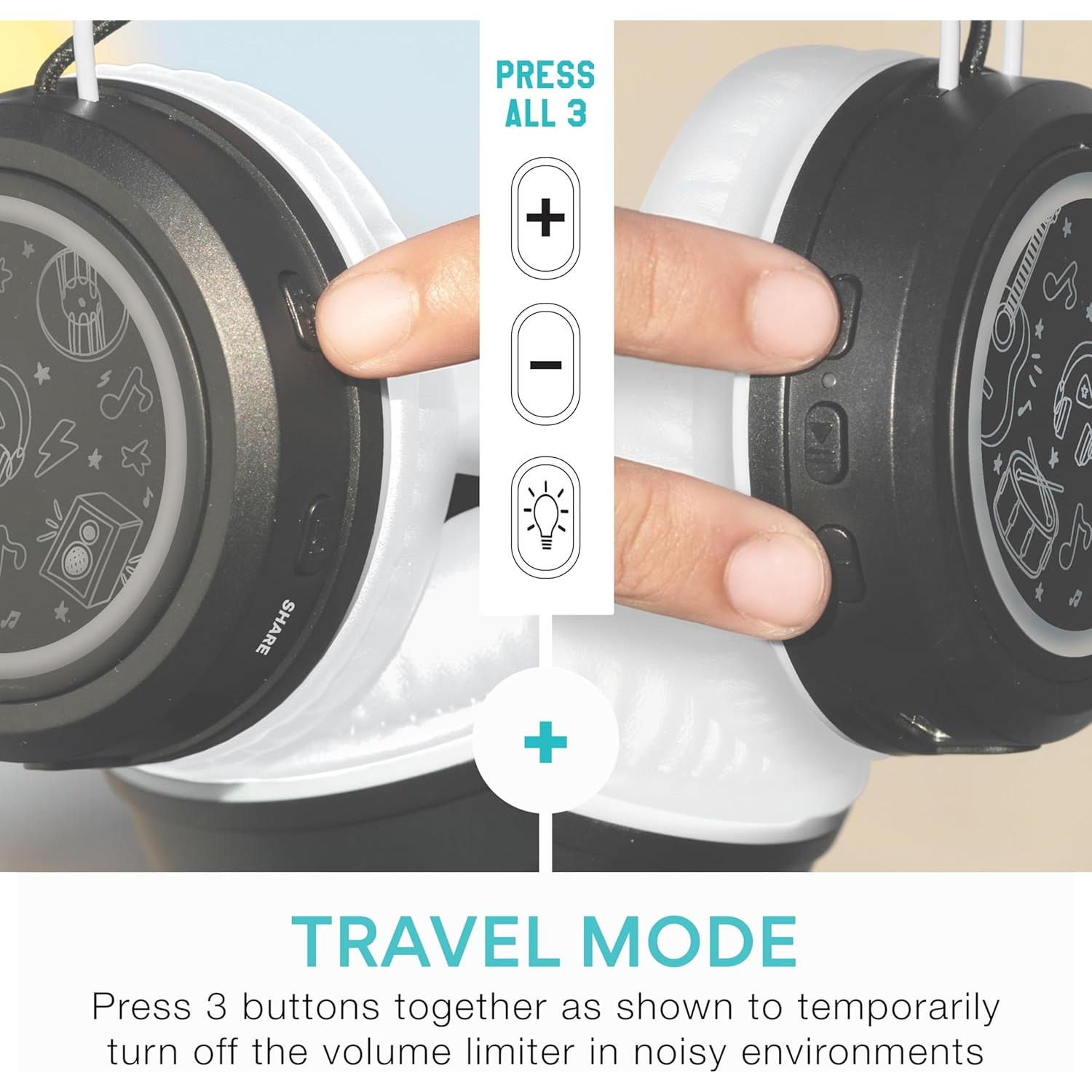 Auriculares Bluetooth MEE audio KidJamz KJ55BT-S para Niños