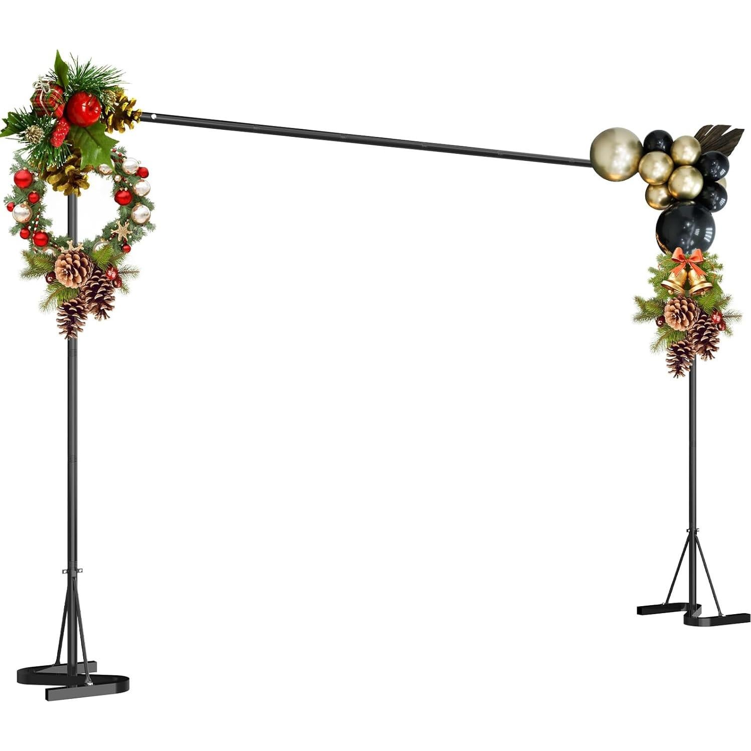 Soporte de Banner Ajustable HAITRAL Negro 3.04x2.13 m