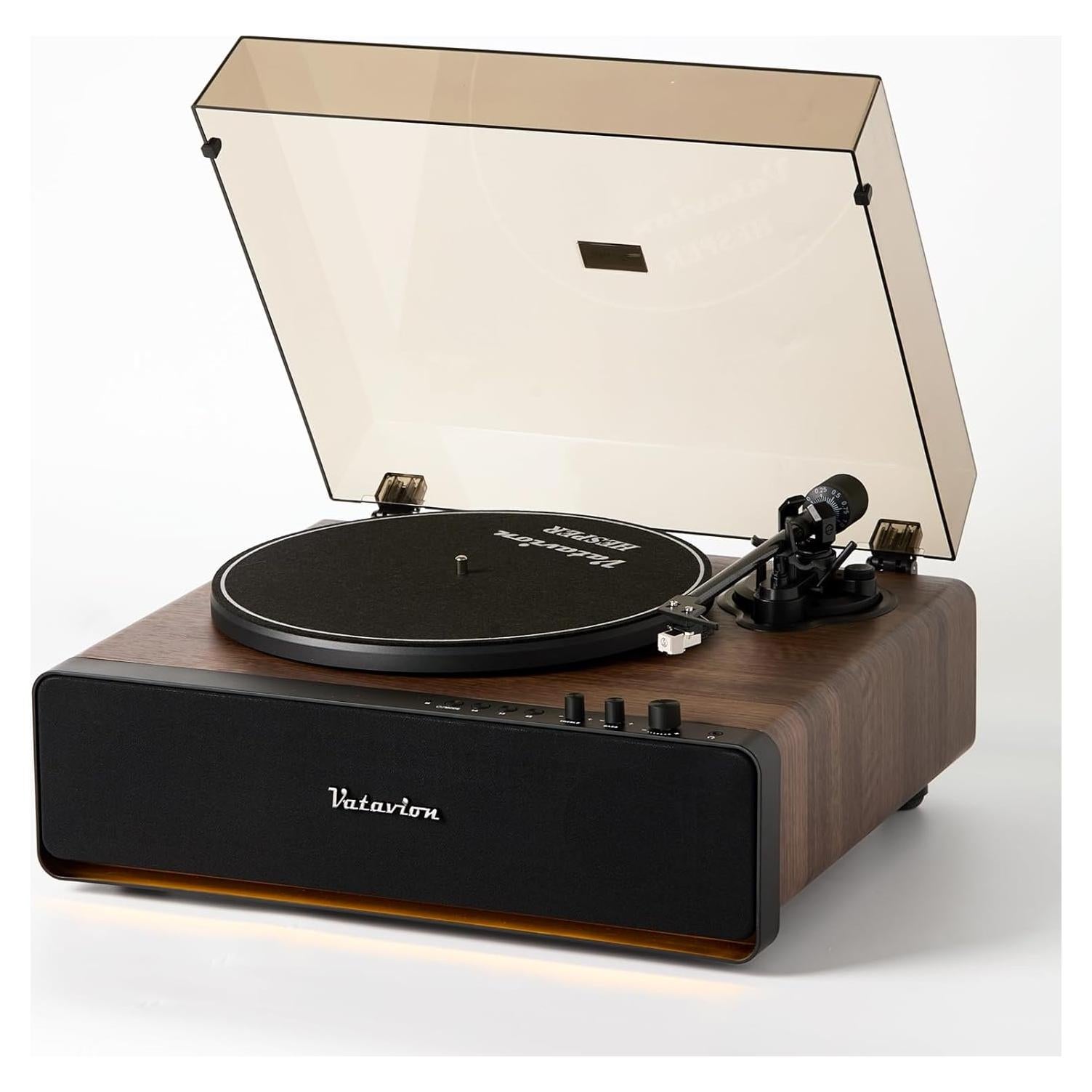 Reproductor de Vinilo VATAVION RP-221-W Bluetooth 33/45 RPM