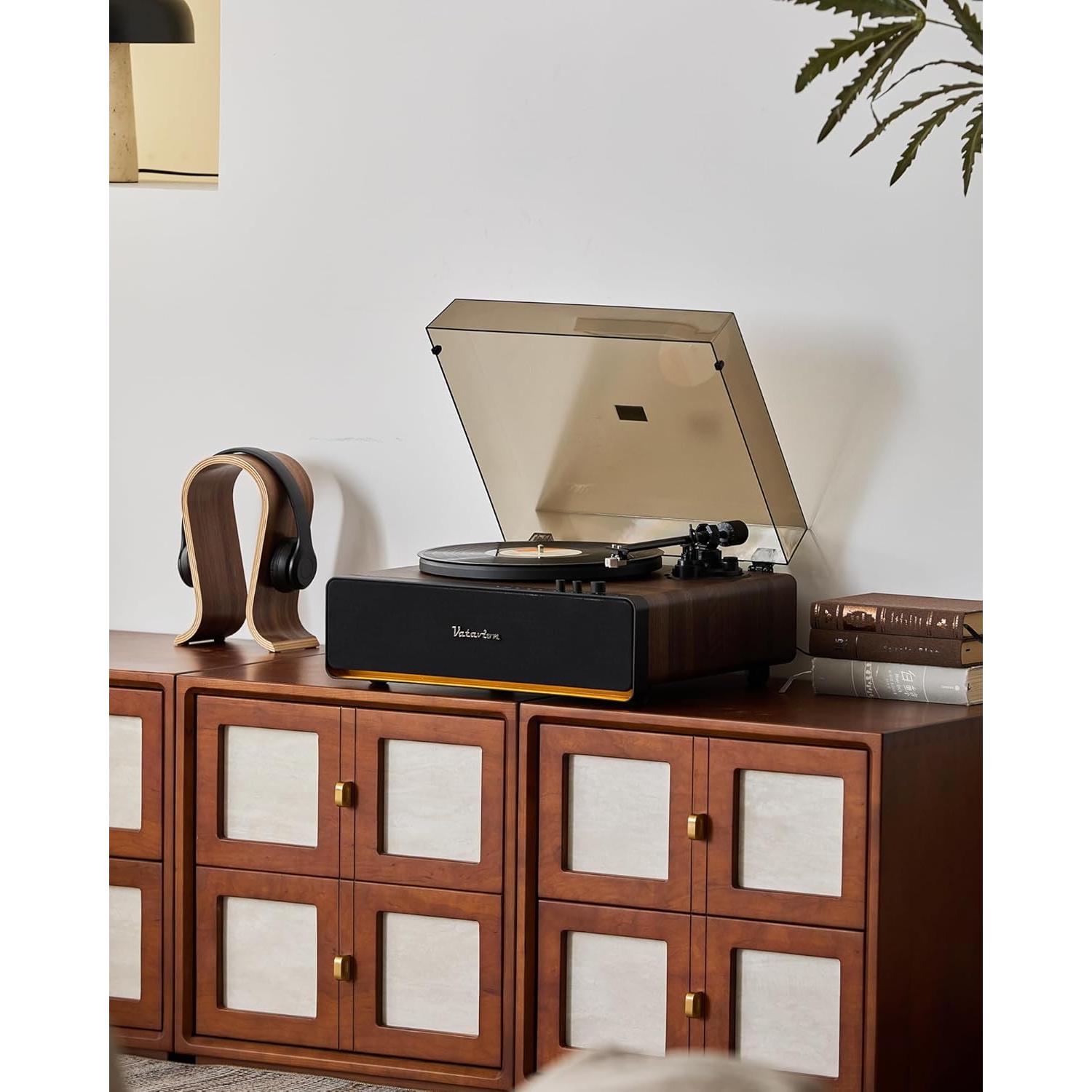 Reproductor de Vinilo VATAVION RP-221-W Bluetooth 33/45 RPM