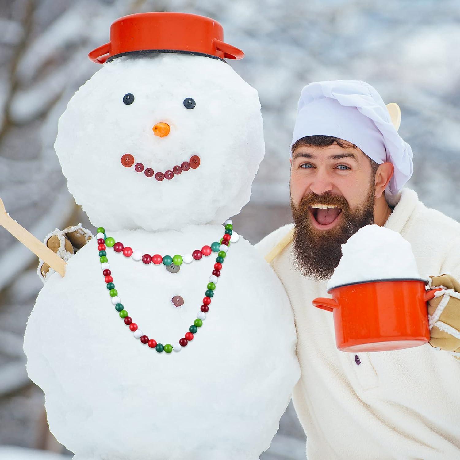 Jetec 160 Perlas de Madera Coloridas 16mm para Manualidades