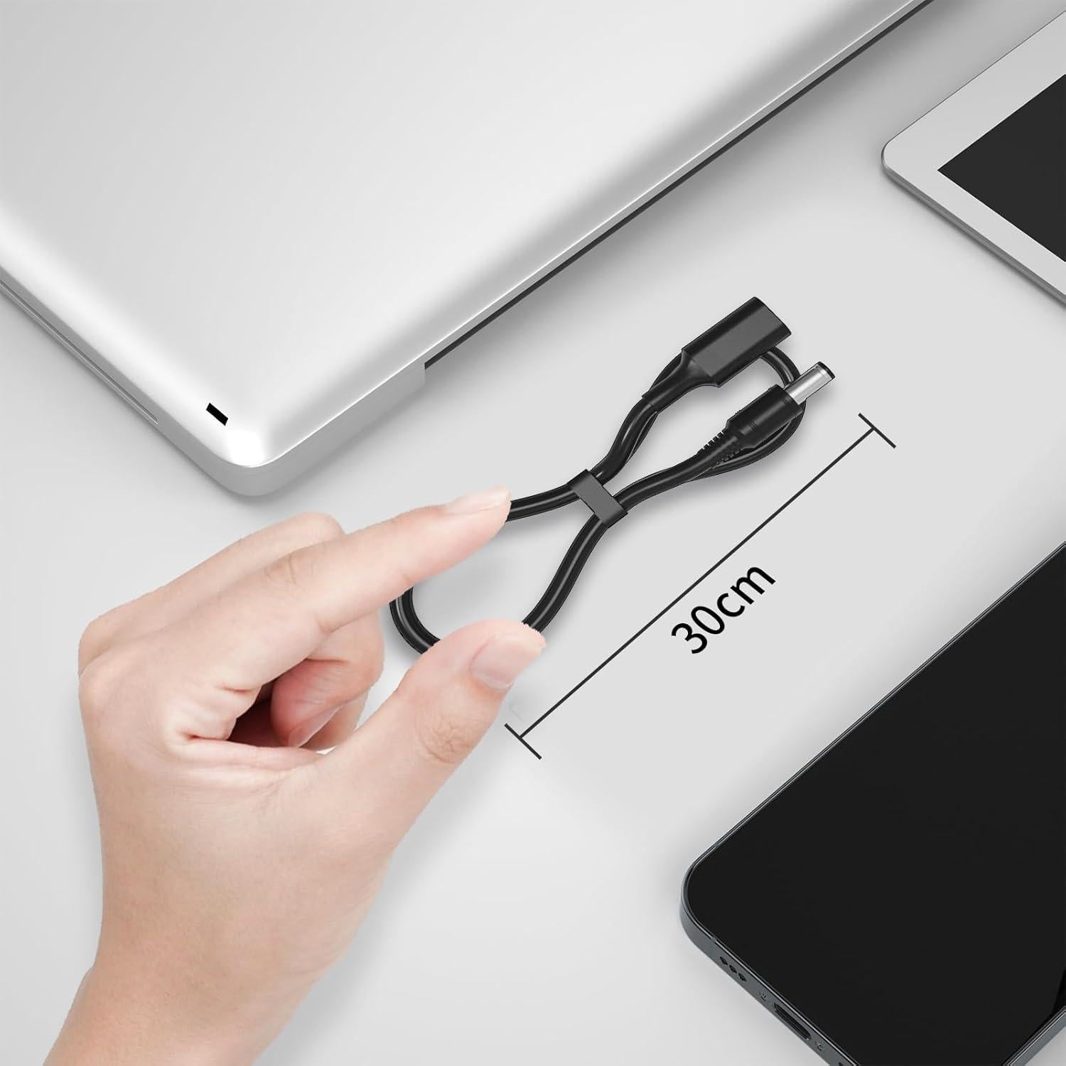 Adaptador USB C a 2.5mm DC 12V CYD - Paquete de 2