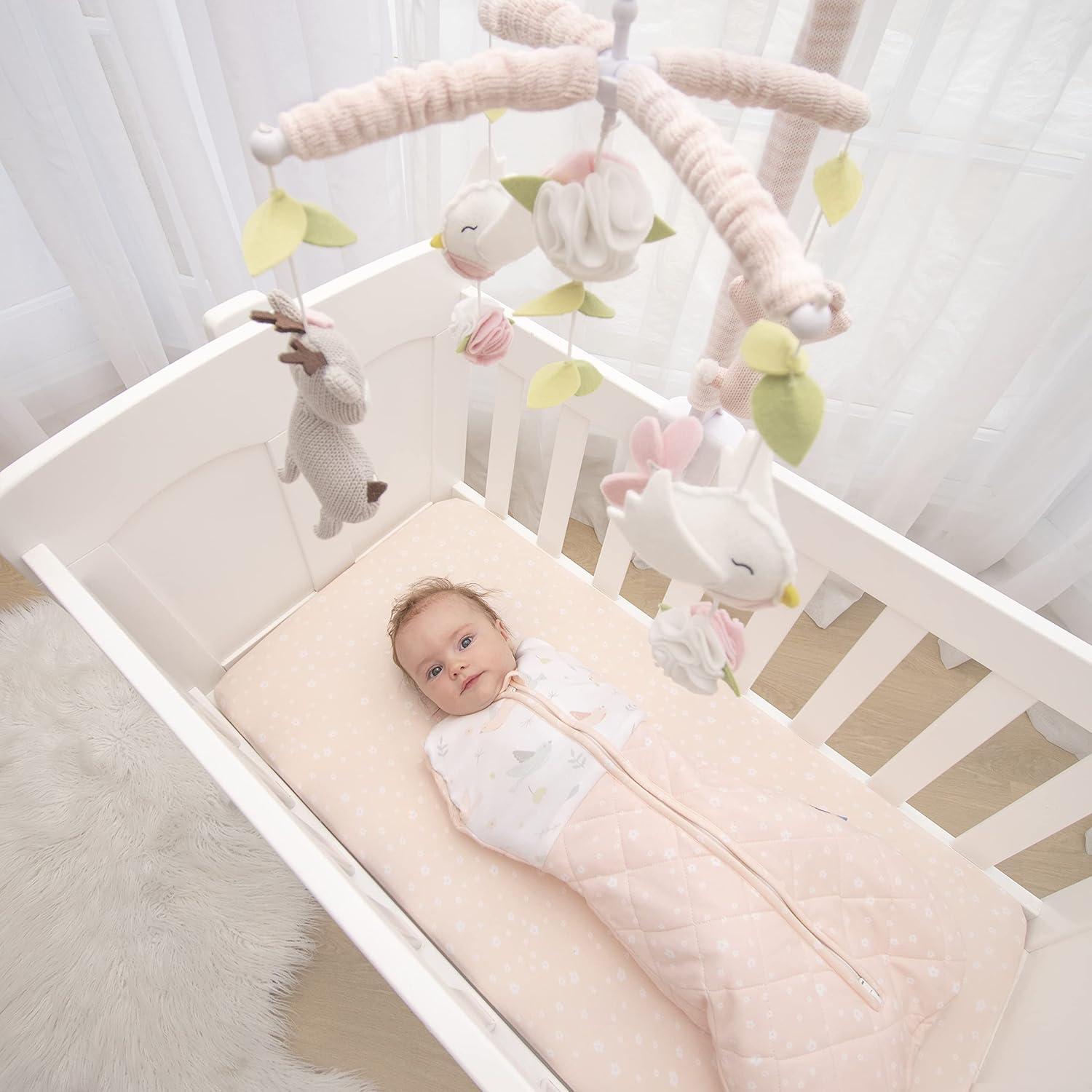 Móvil Musical para Bebés Living Textiles Aves Ava 12 Canciones