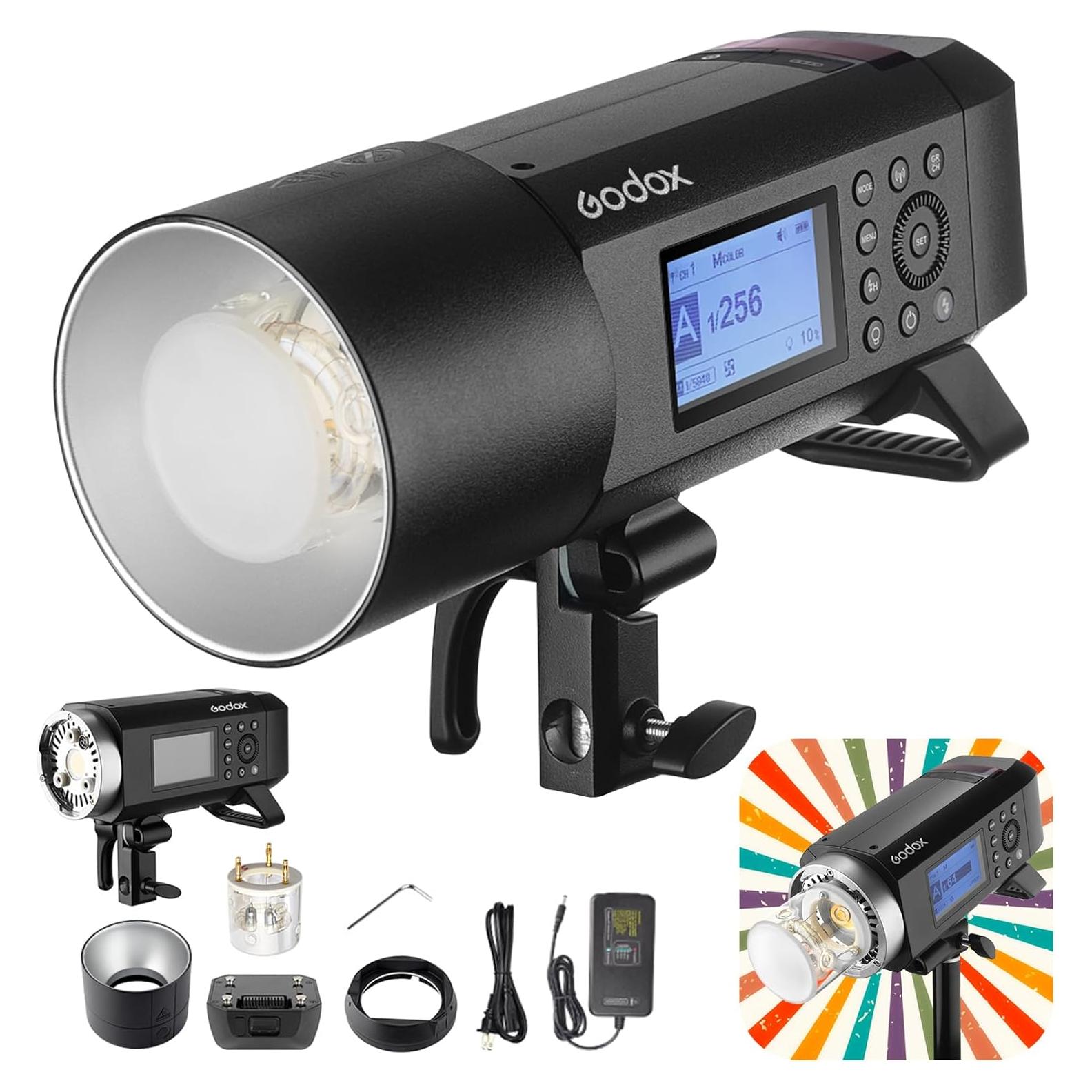 Godox AD400PRO Flash Estudio 400Ws TTL 2.4G GN72 5600K