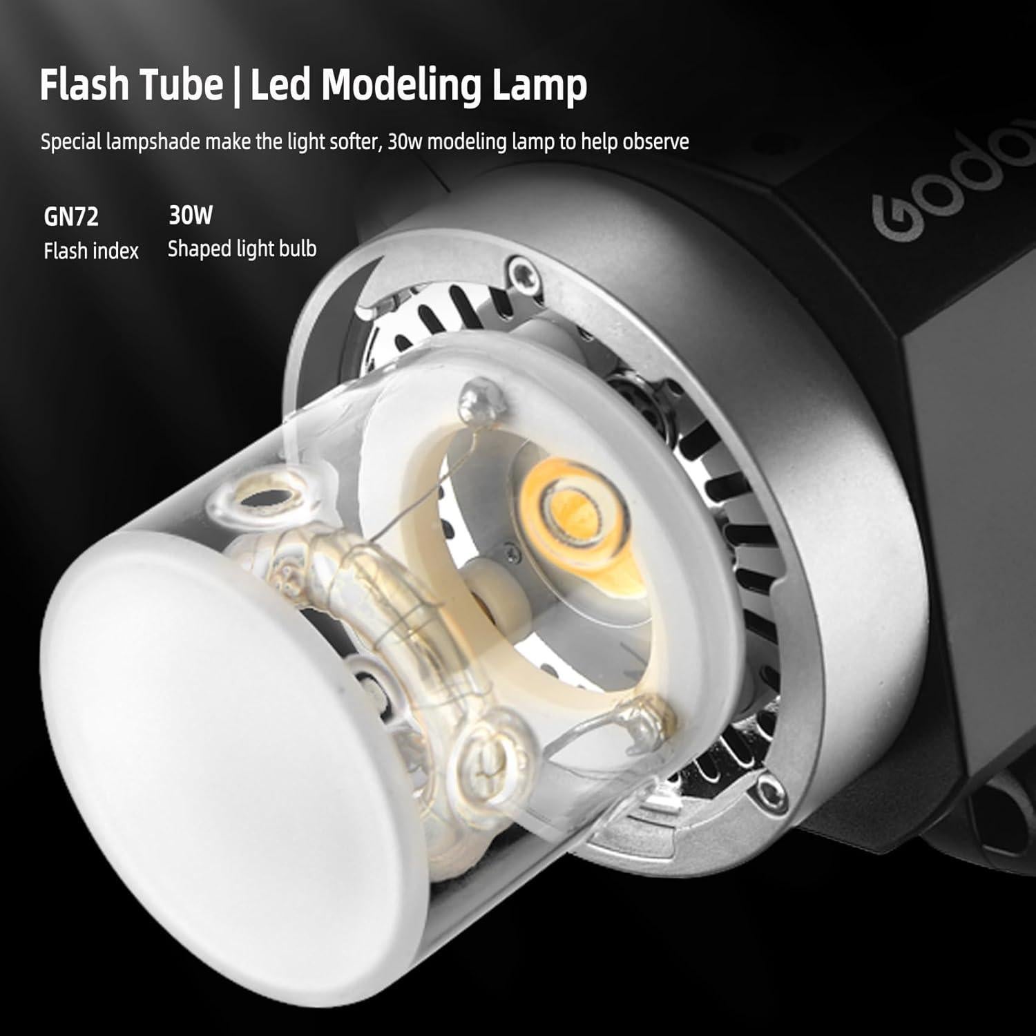 Godox AD400PRO Flash Estudio 400Ws TTL 2.4G GN72 5600K