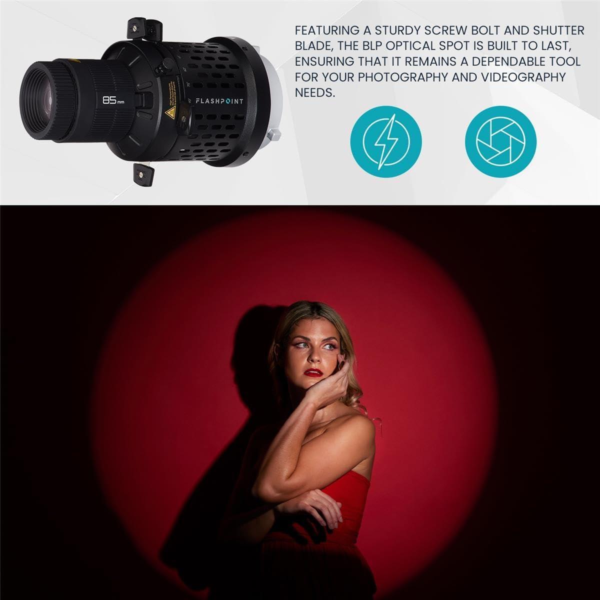 Punto Óptico BLP Flashpoint Montaje Bowens 85mm 3.5kg