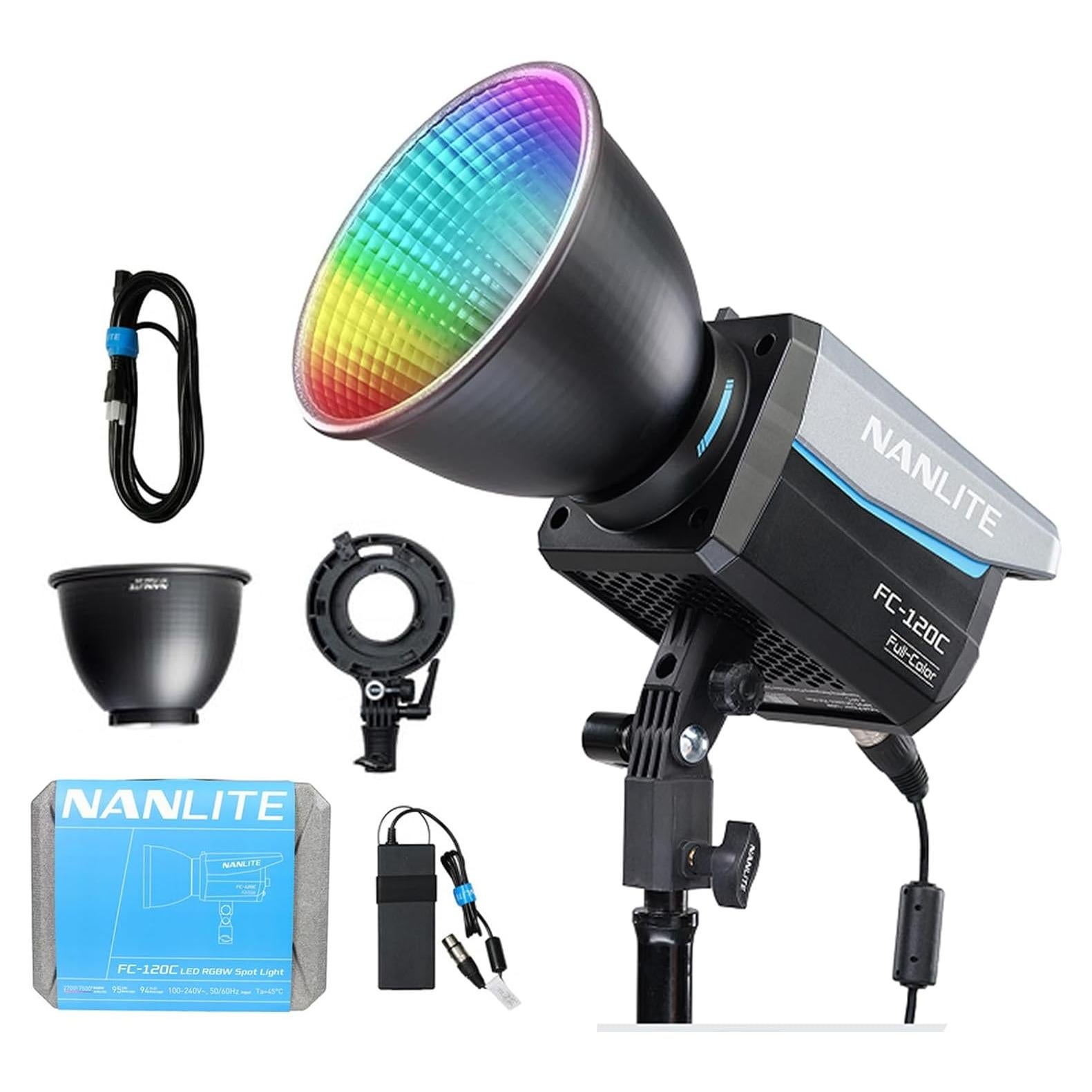 Foco LED RGB Nanlite FC-120C 12850Lux 2700K-7500K
