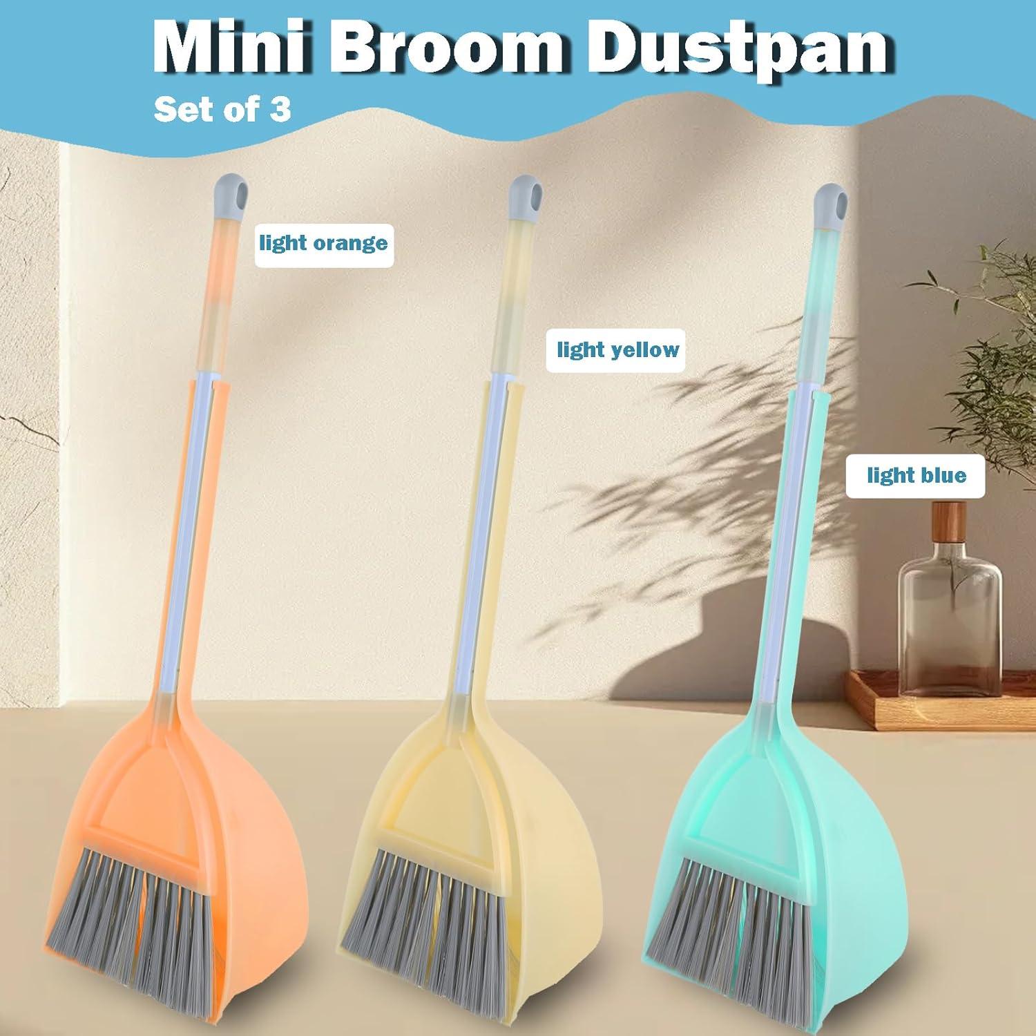 Conjunto de Escoba y Recogedor Pequeño Xifando - 3 Colores