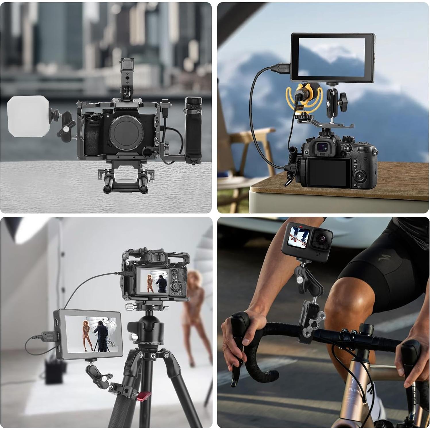 Adaptador de Brazo Mágico Mechrig 68010 Doble Cabeza 45g