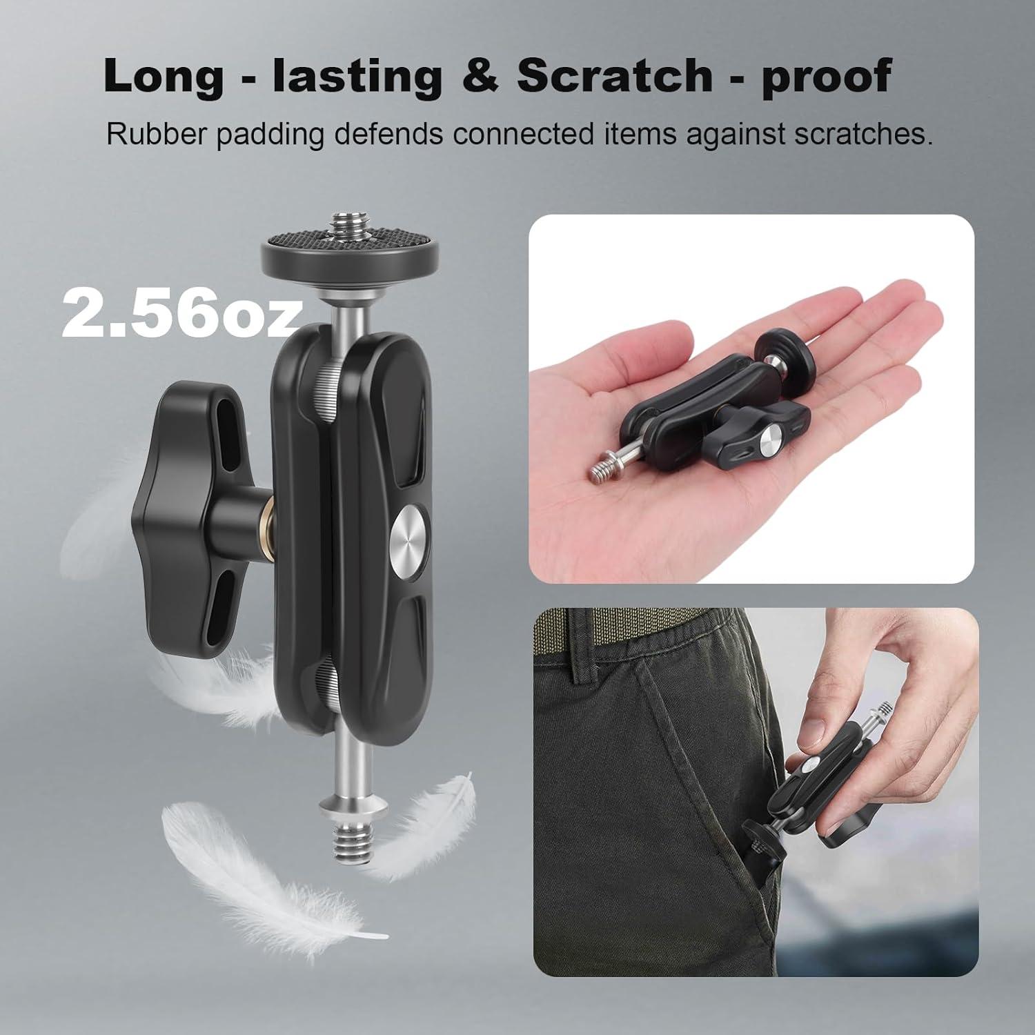 Adaptador de Brazo Mágico Mechrig 68010 Doble Cabeza 45g