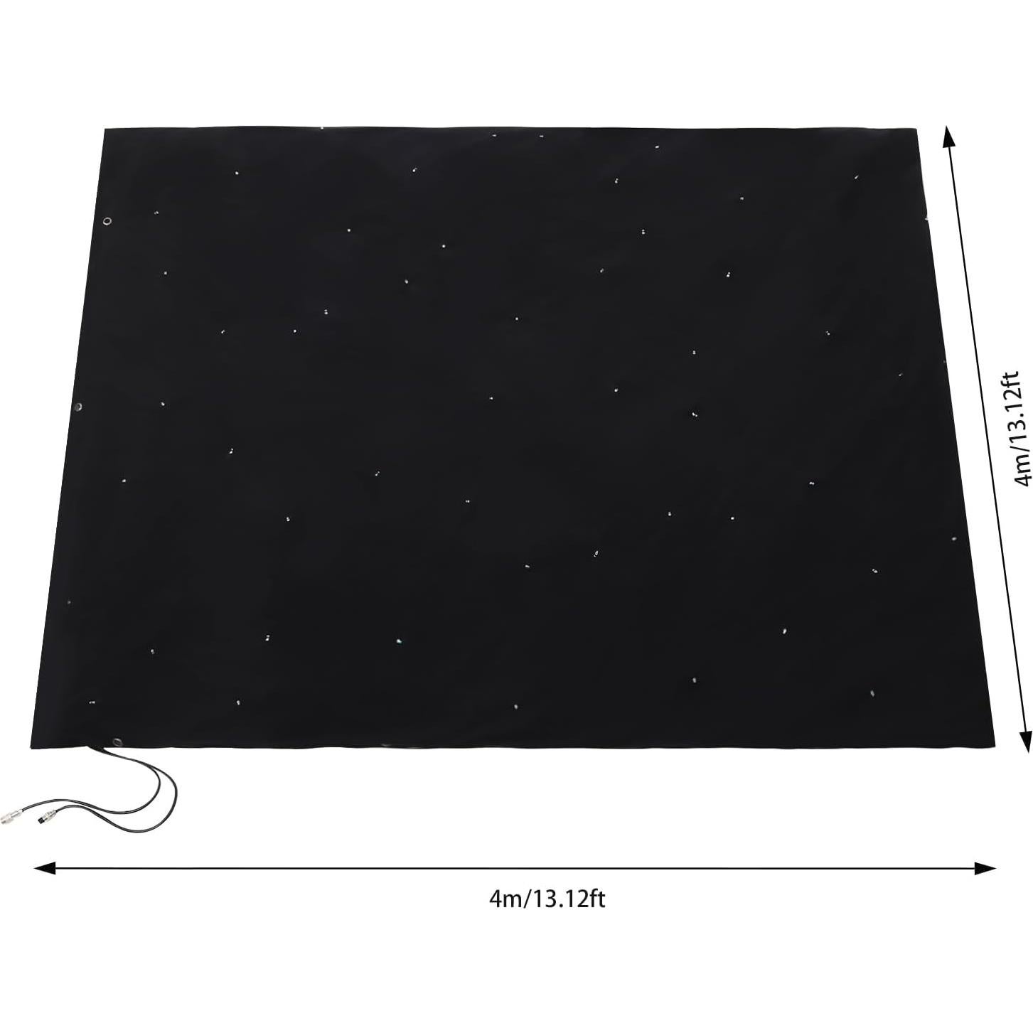 Telón de fondo LED 4.27m x 4.27m WUPYI Cielo Estrellado