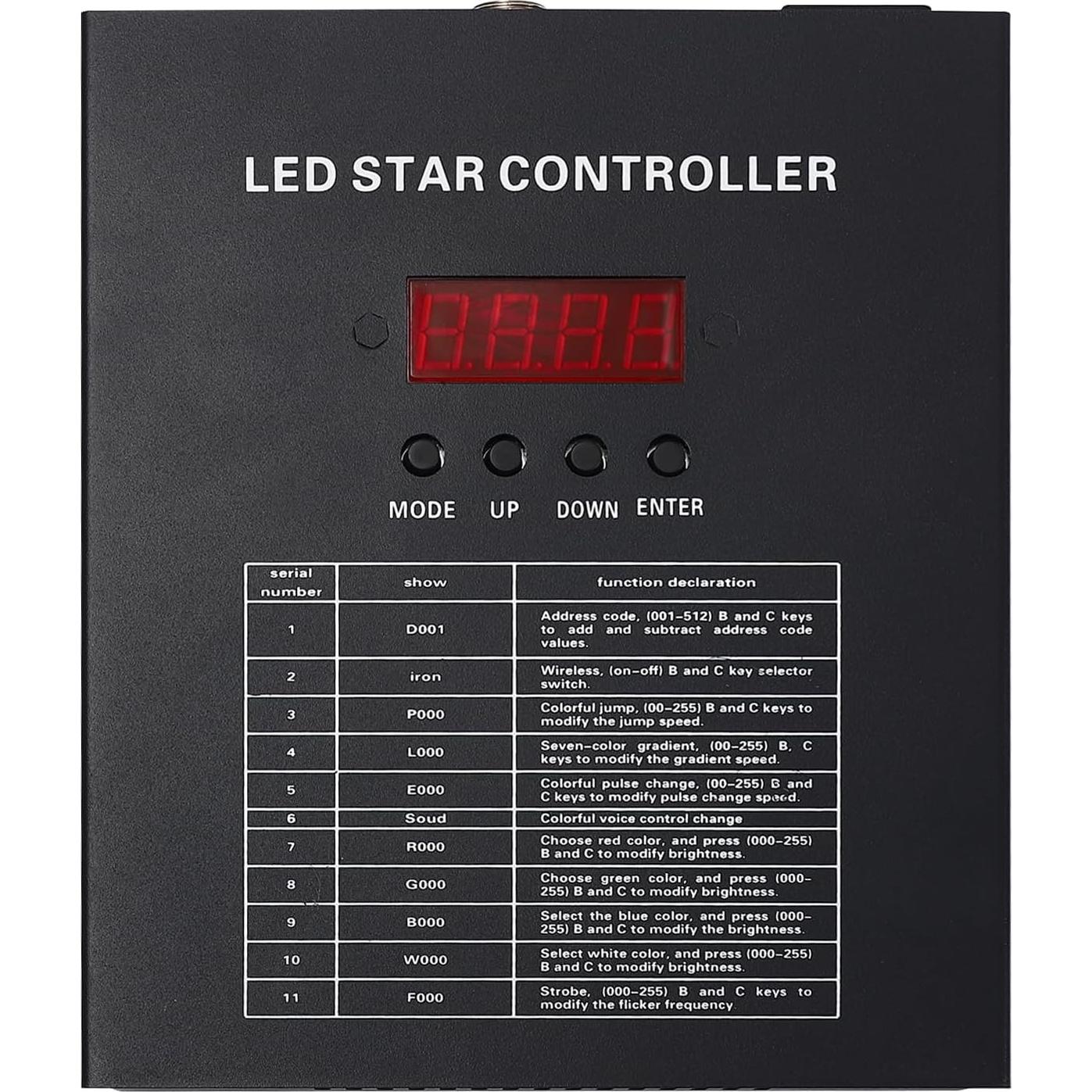 Telón de fondo LED 4.27m x 4.27m WUPYI Cielo Estrellado