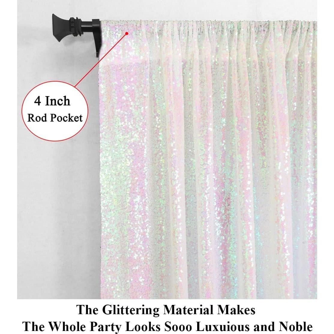 Cortina de Lentejuelas Brillantes Partisout 1.22m x 2.44m