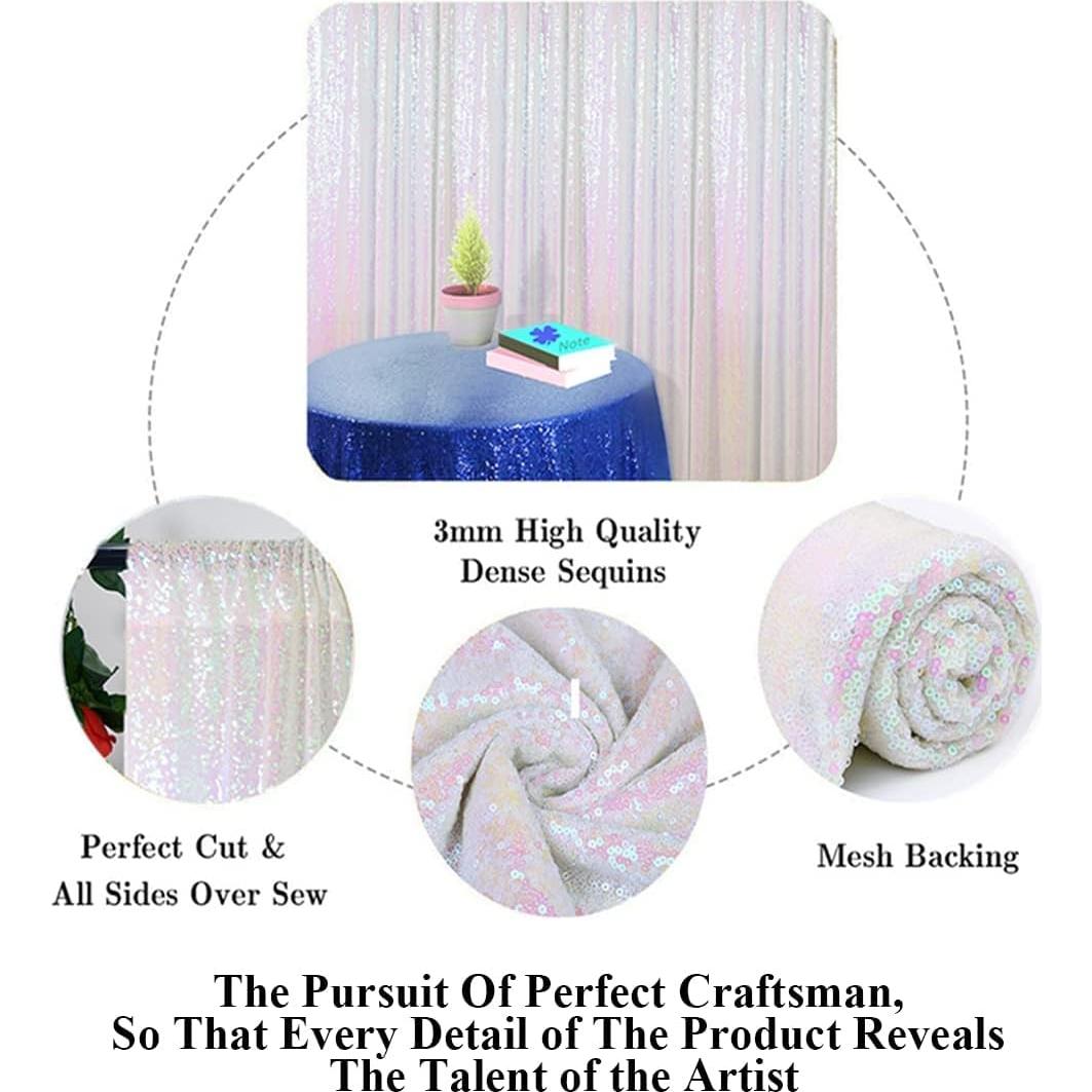 Cortina de Lentejuelas Brillantes Partisout 1.22m x 2.44m