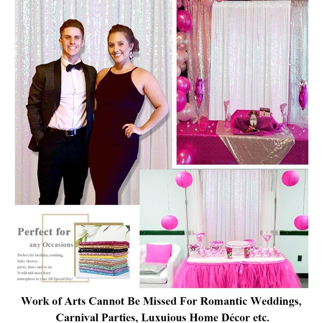 Cortina de Lentejuelas Brillantes Partisout 1.22m x 2.44m