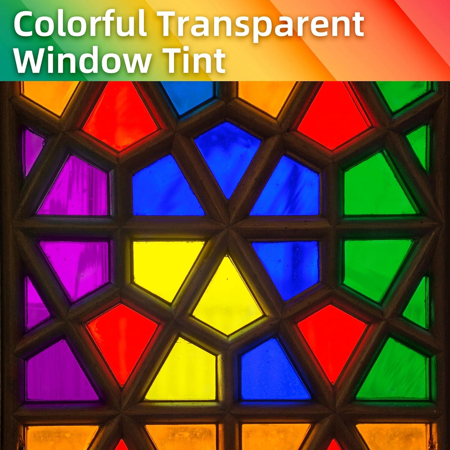 Filtros de Luz Lypumso Naranja 10.16cm x 6.1m Vinilo Autoadhesivo