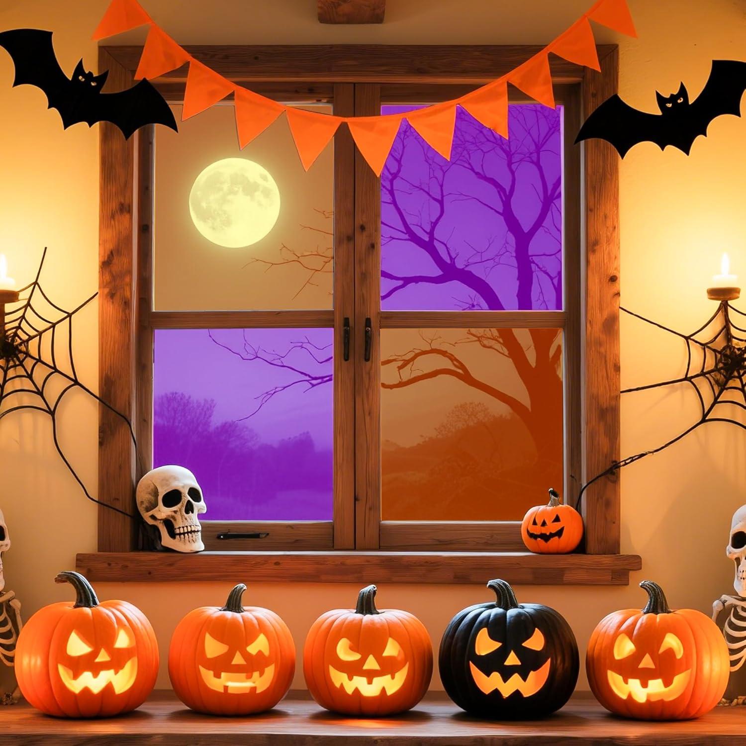 Filtros de Luz Lypumso Naranja 10.16cm x 6.1m Vinilo Autoadhesivo