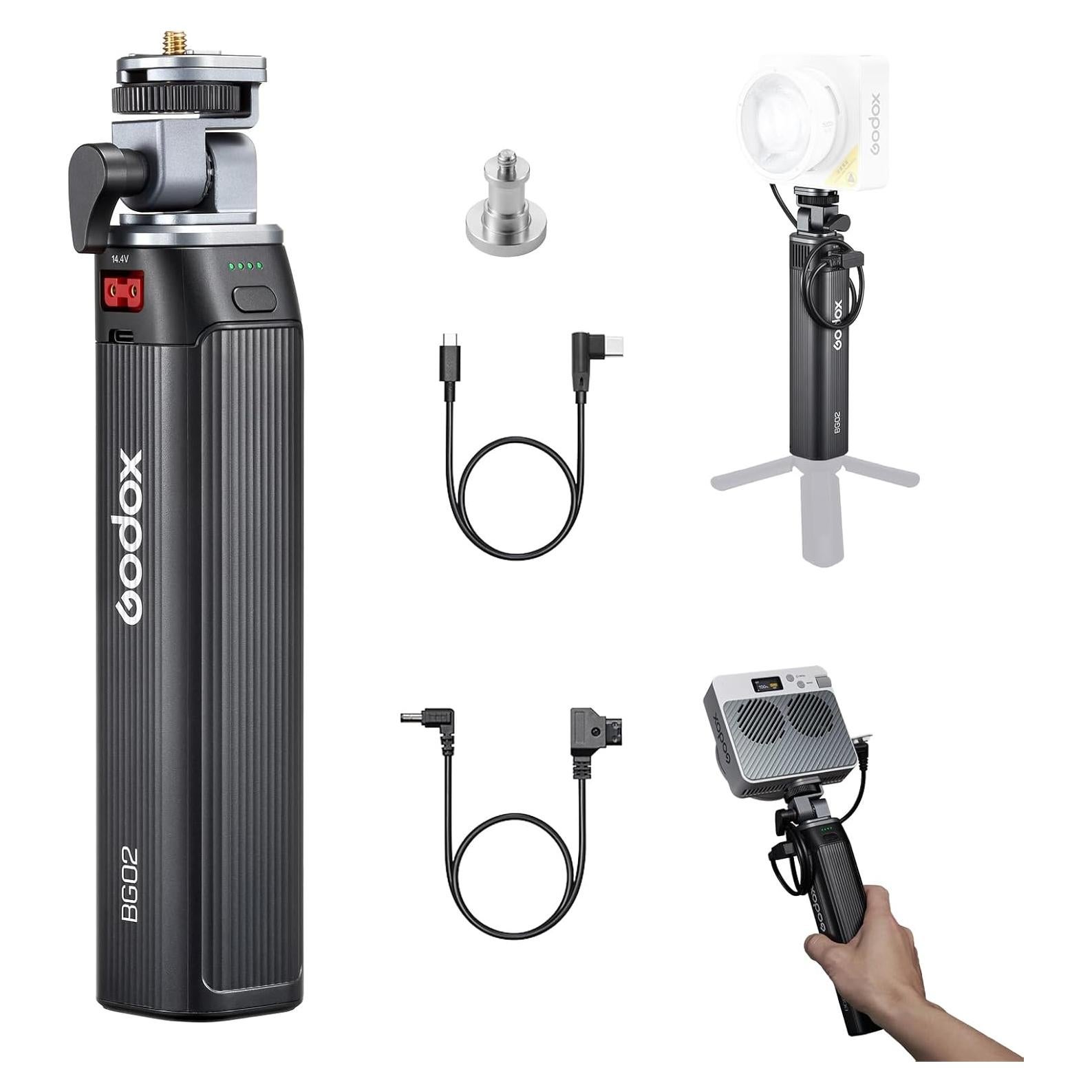 Empuñadura de Batería Godox BG02 6600mAh para Flash AD200