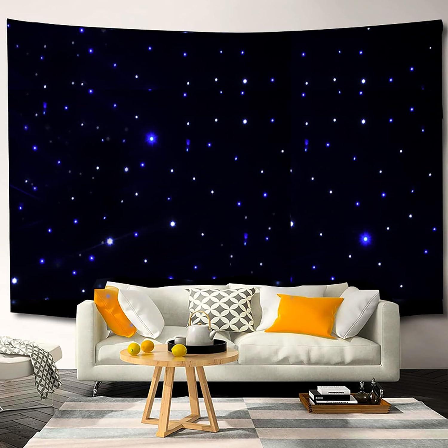 Telón de fondo LED 3m x 4m WUPYI Cielo Estrellado Azul y Blanco