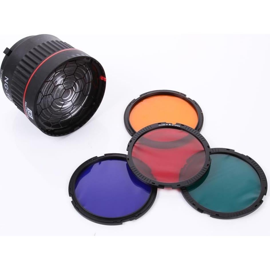 Montura Bowens FocusFoto para Luz LED de Estudio con Filtros