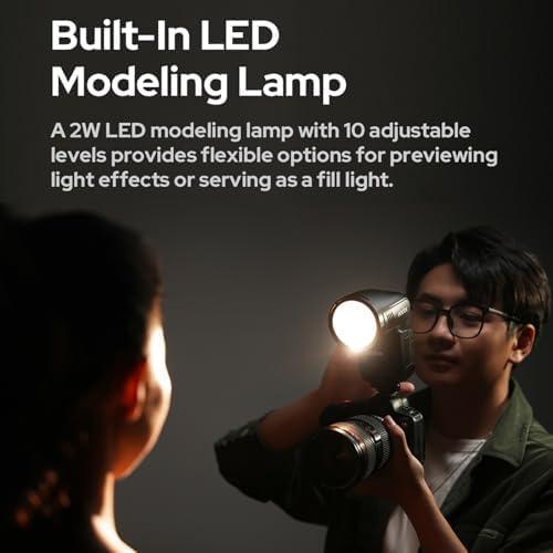 Flash Inalámbrico Godox V100N 100Ws para Cámara Nikon