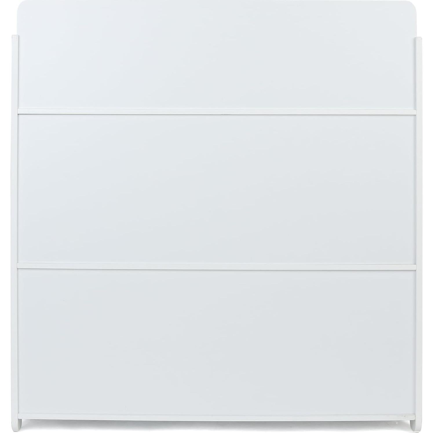 Estante de Libros de Madera AMMEHOELA 3 Niveles Blanco 80x25x85 cm