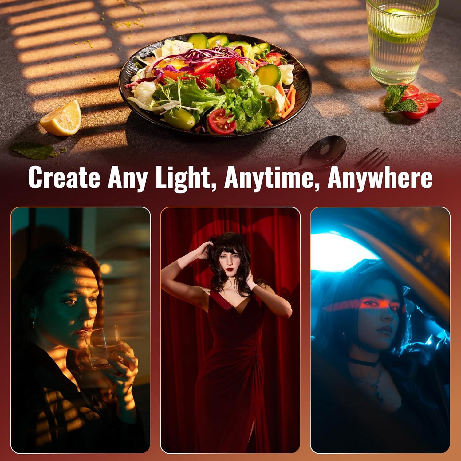 Luz LED Zhiyun MOLUS X100 PRO V2 100W Mini Foco Portátil