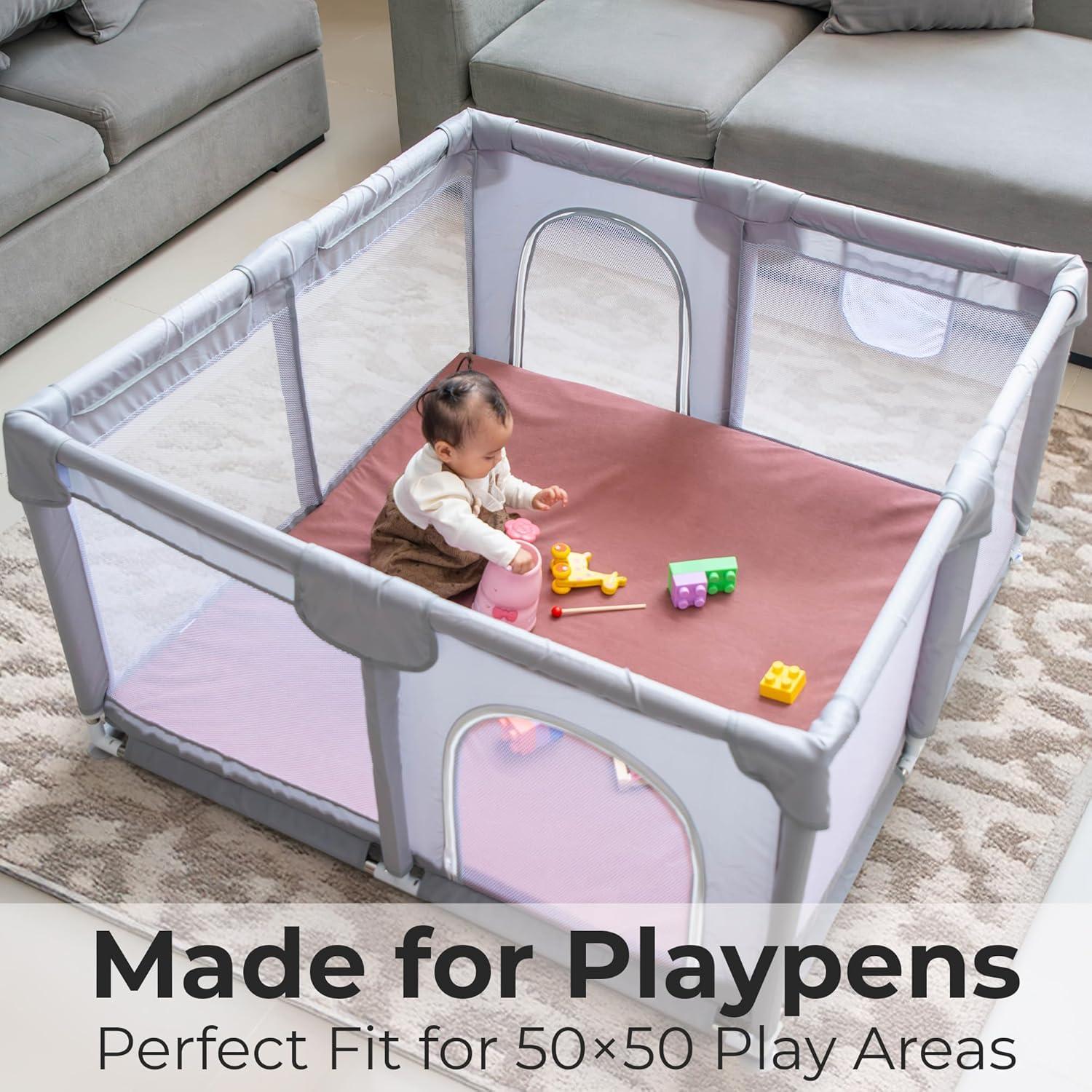 Alfombra de Juego Acolchada Primica 121.92x121.92 cm - Color Óxido